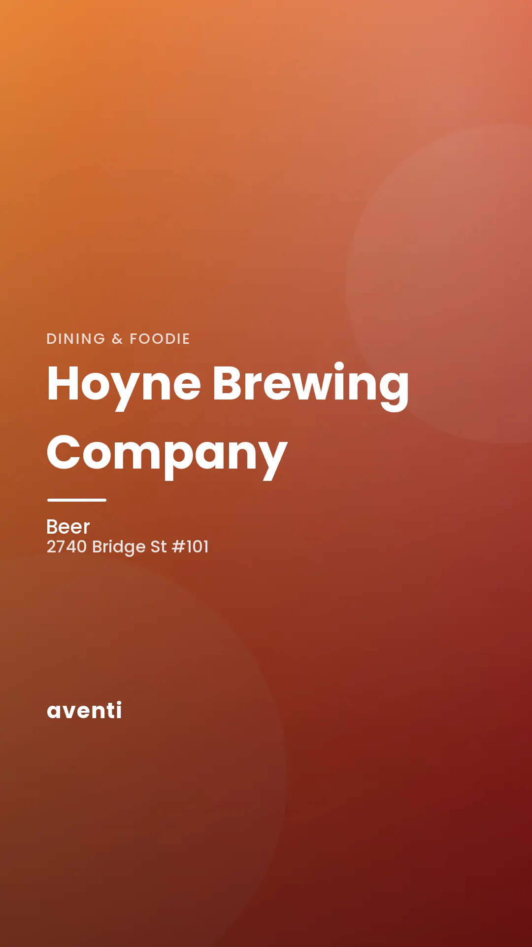 Hoyne Brewing Company