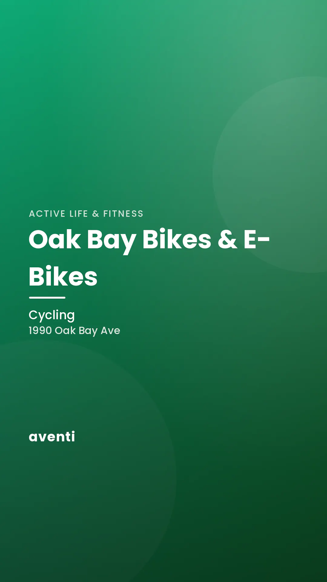 Oak Bay Bikes & E-Bikes