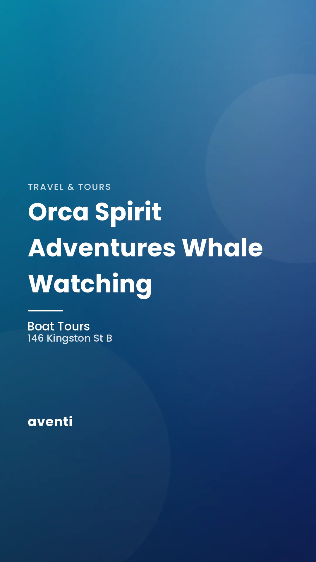 Orca Spirit Adventures Whale Watching