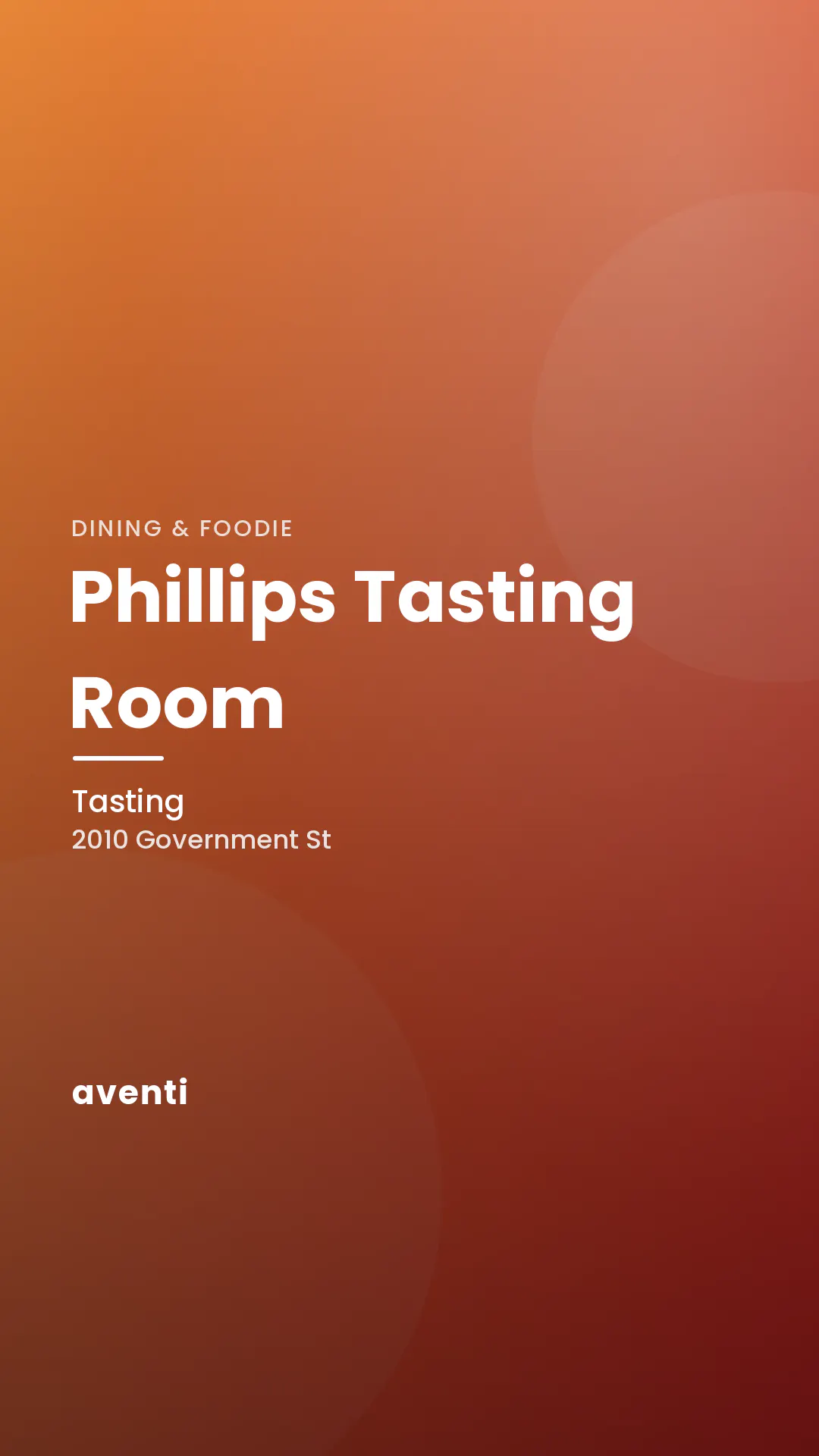 Phillips Tasting Room