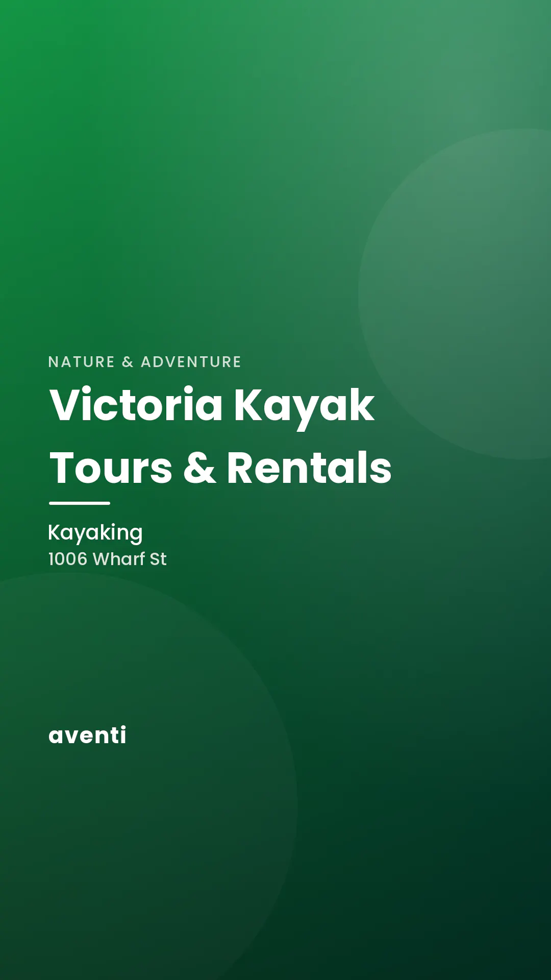 Victoria Kayak Tours & Rentals
