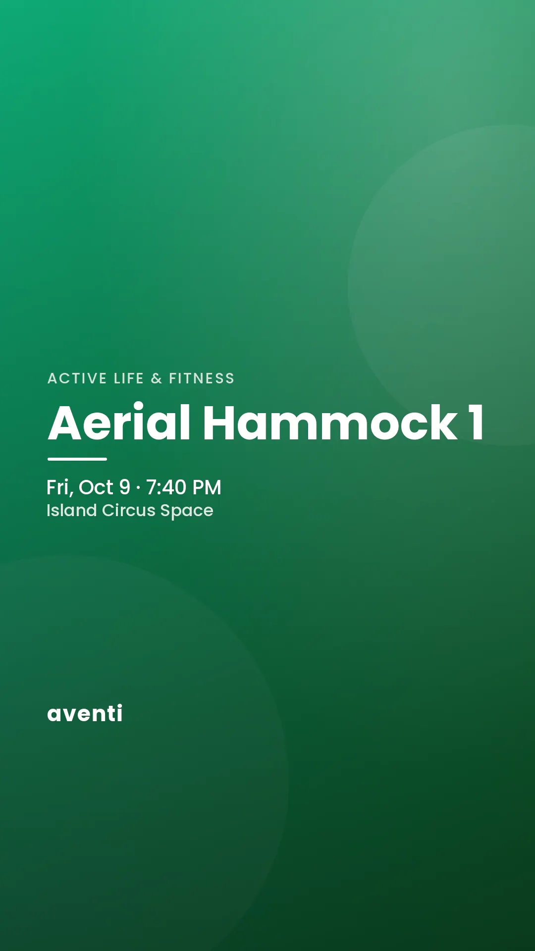 Aerial Hammock 1