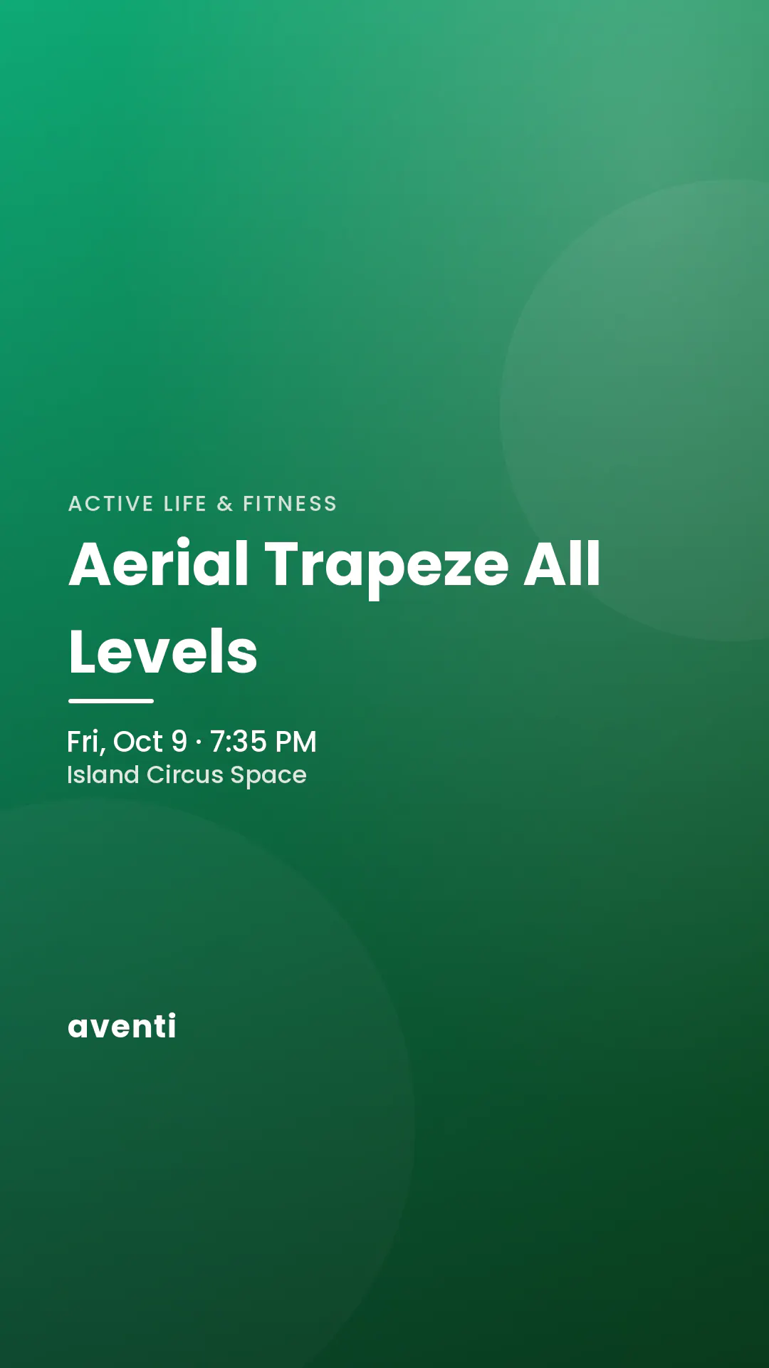 Aerial Trapeze All Levels