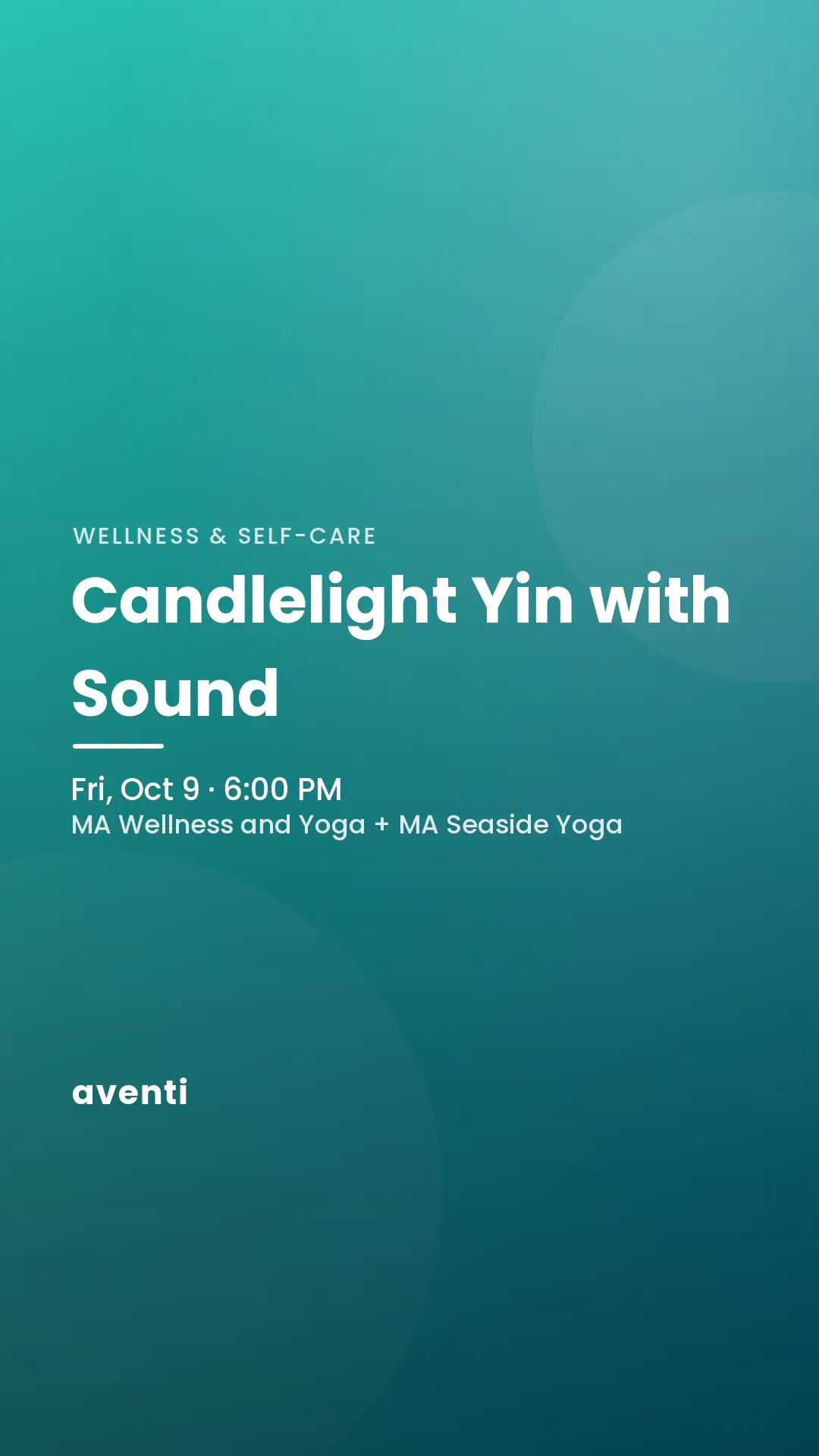 Candlelight Yin with Sound