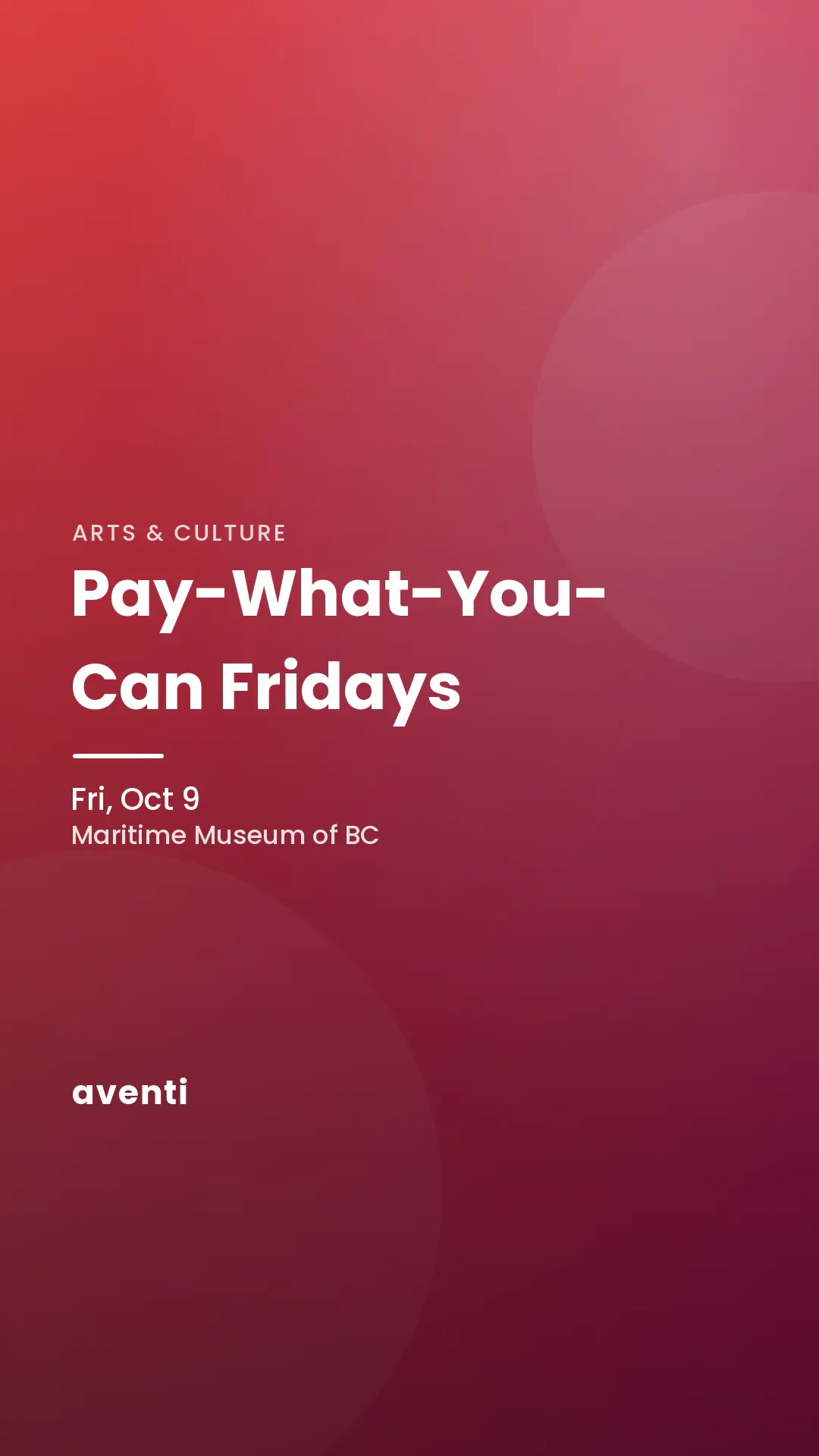 Pay-What-You-Can Fridays