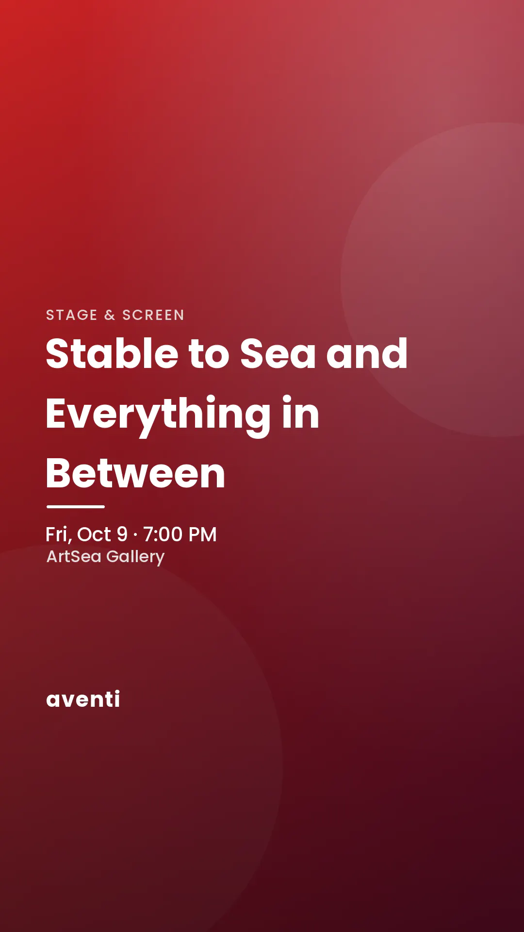 Stable to Sea and Everything in Between