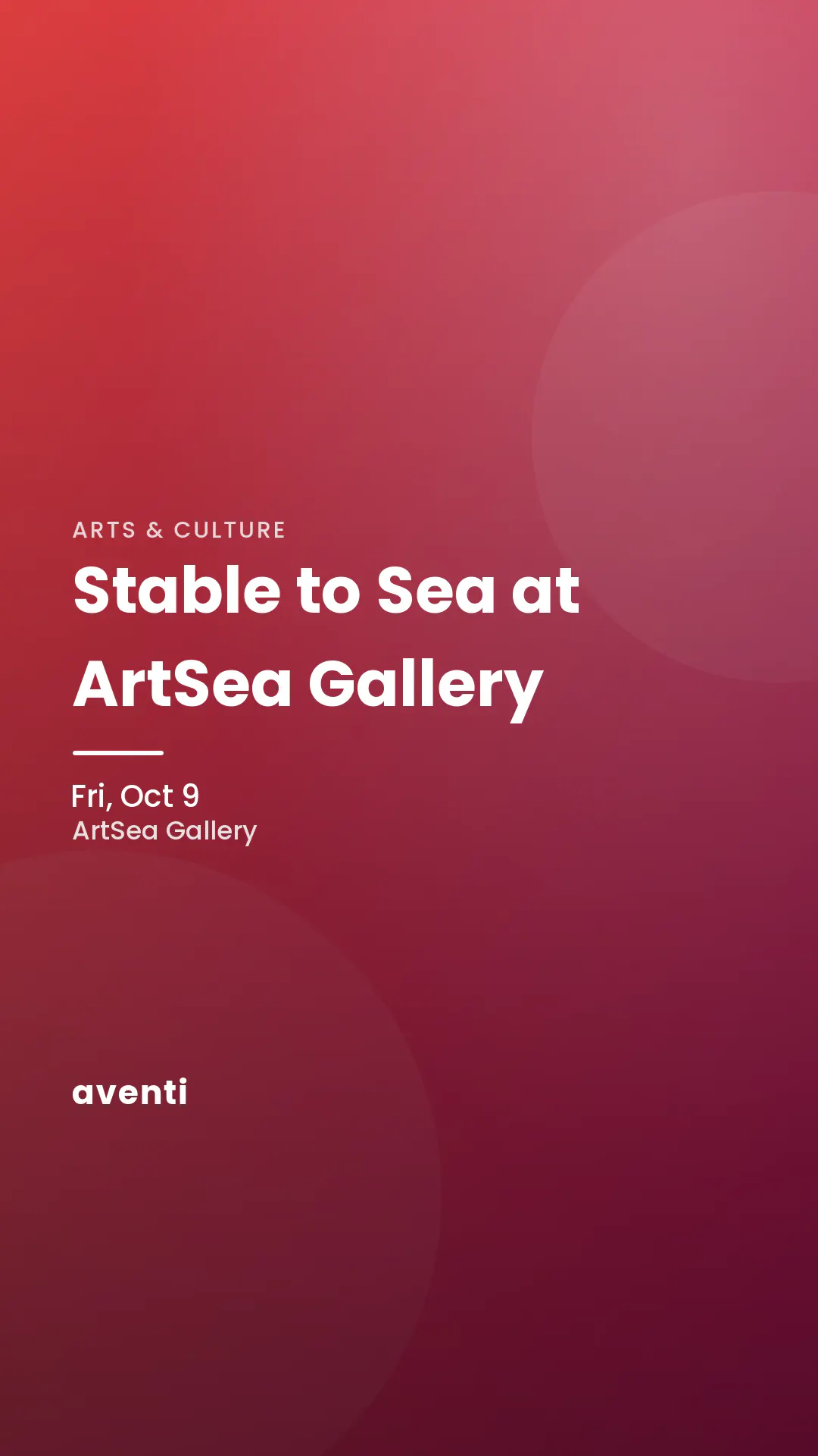Stable to Sea at ArtSea Gallery