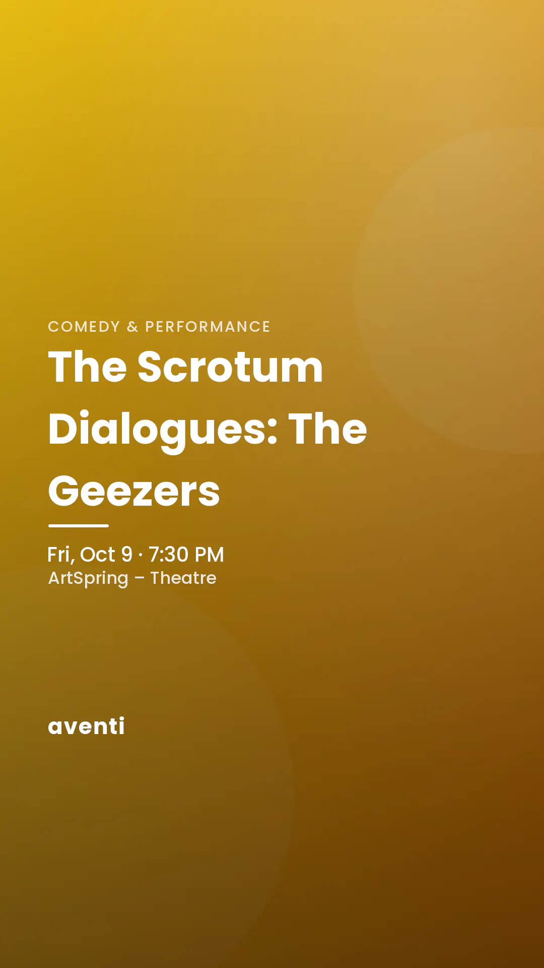 The Scrotum Dialogues: The Geezers