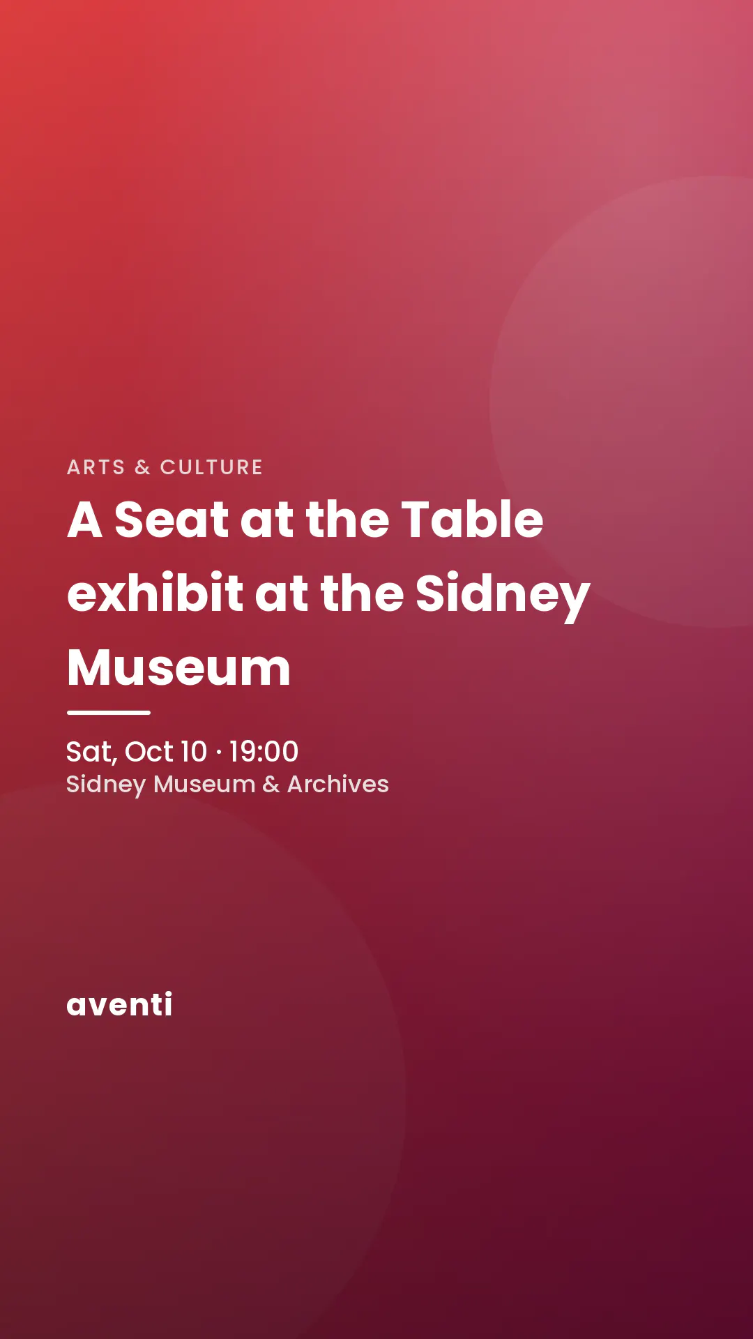 A Seat at the Table exhibit at the Sidney Museum