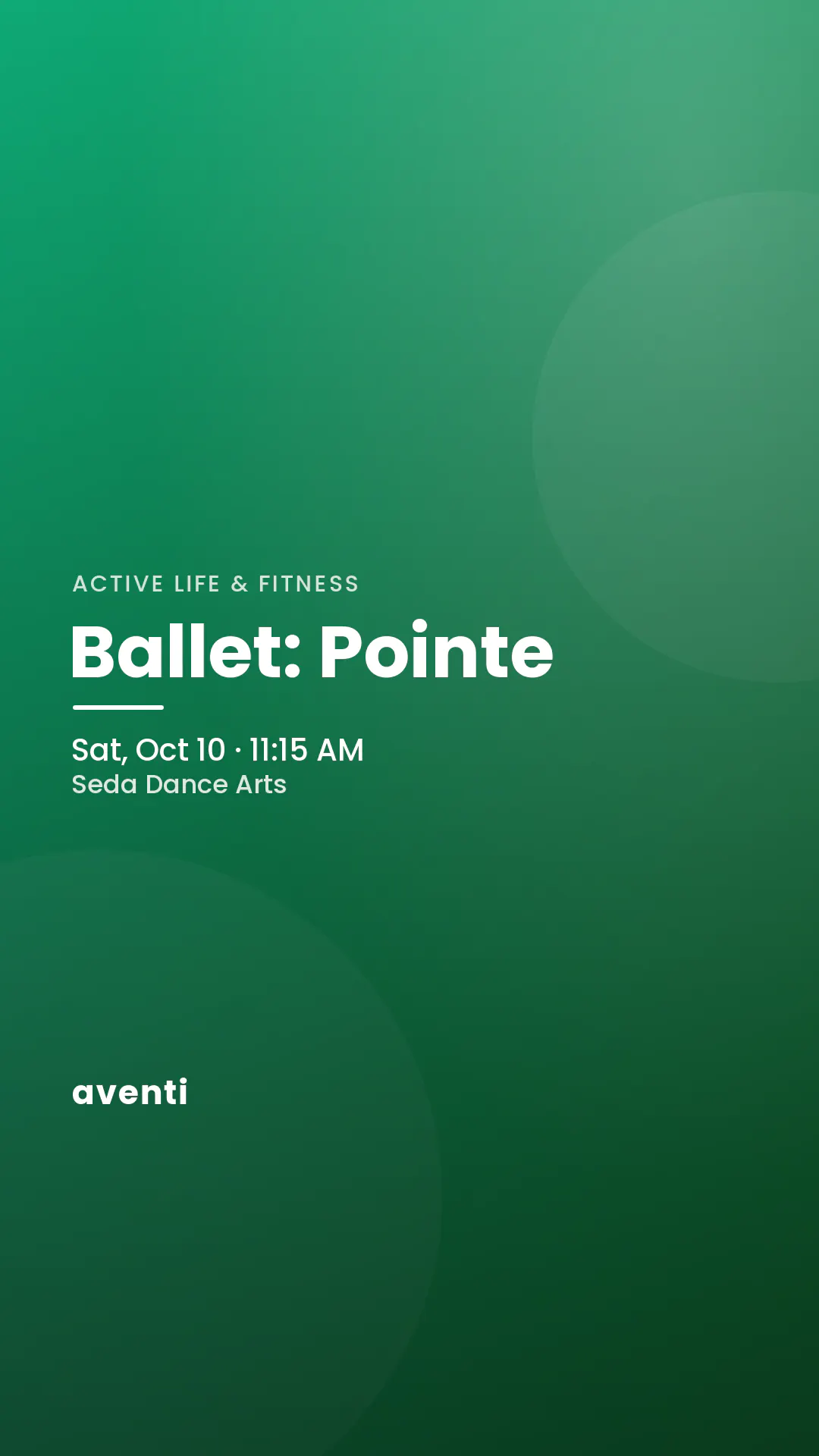 Ballet: Pointe
