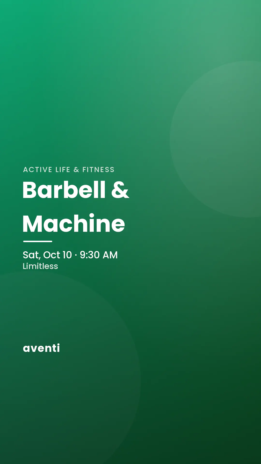 Barbell & Machine