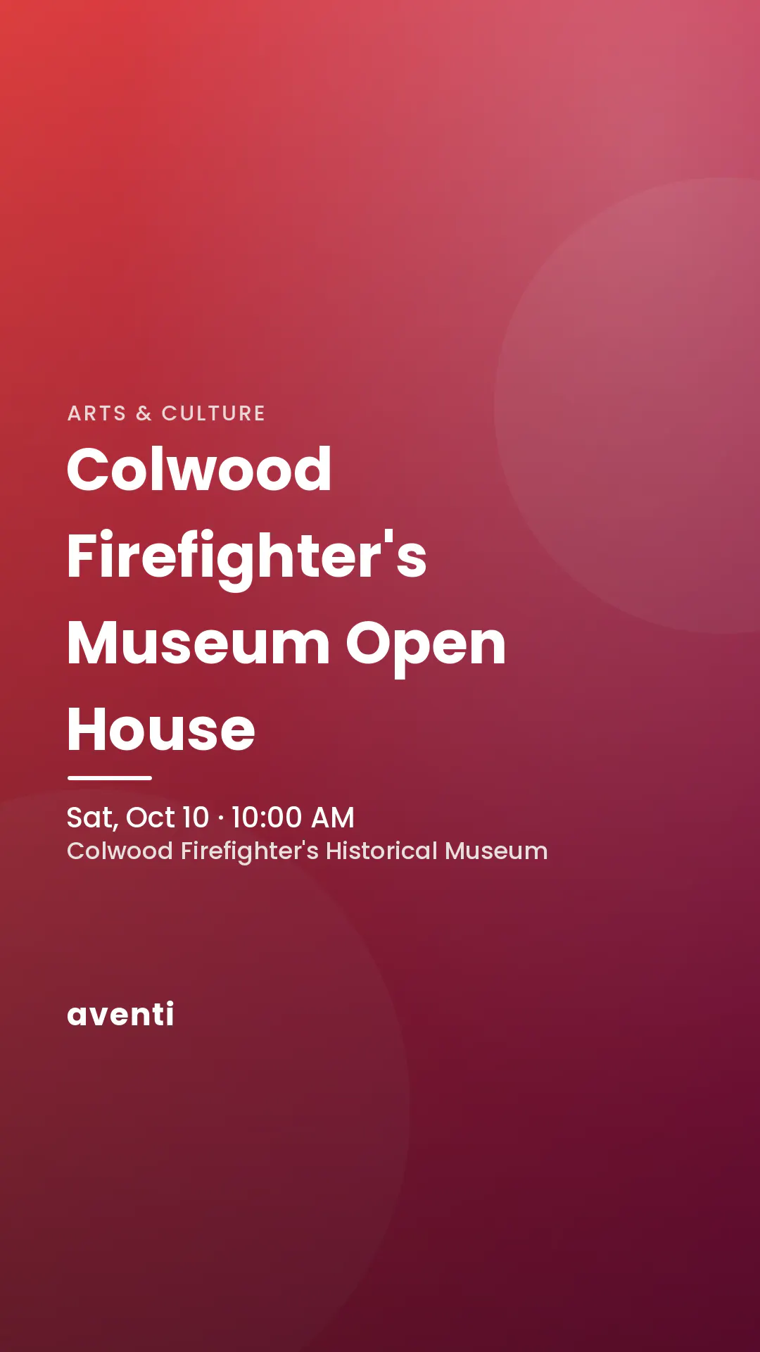 Colwood Firefighter's Museum Open House