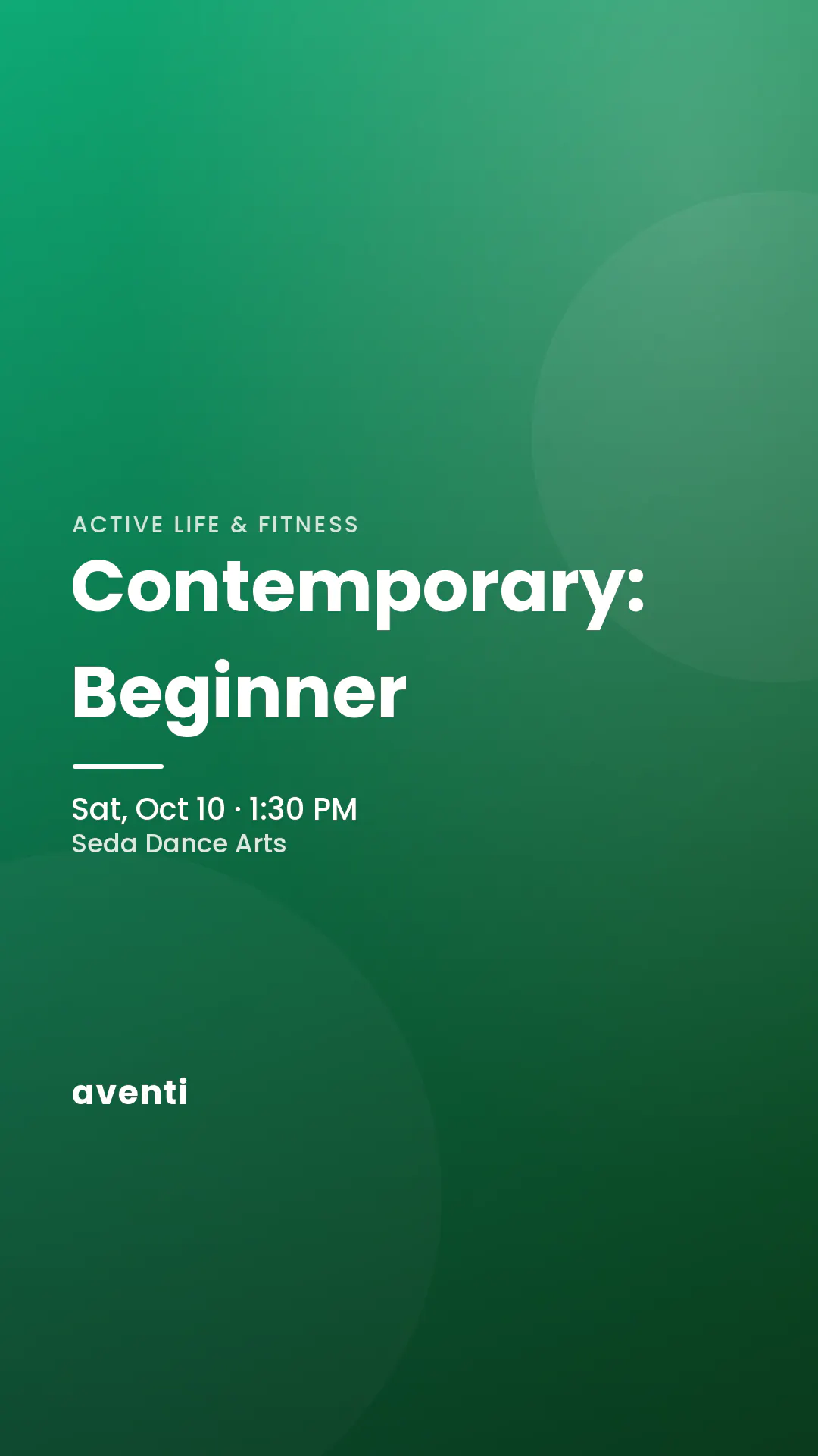 Contemporary: Beginner