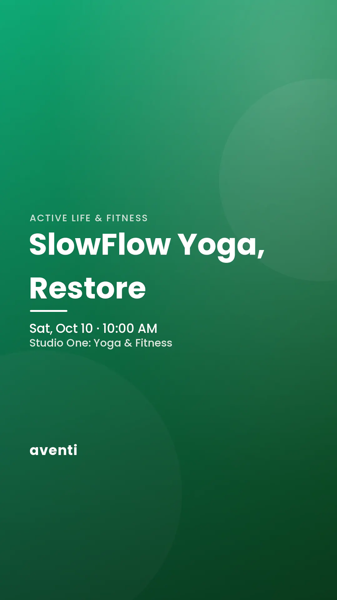 SlowFlow Yoga, Restore