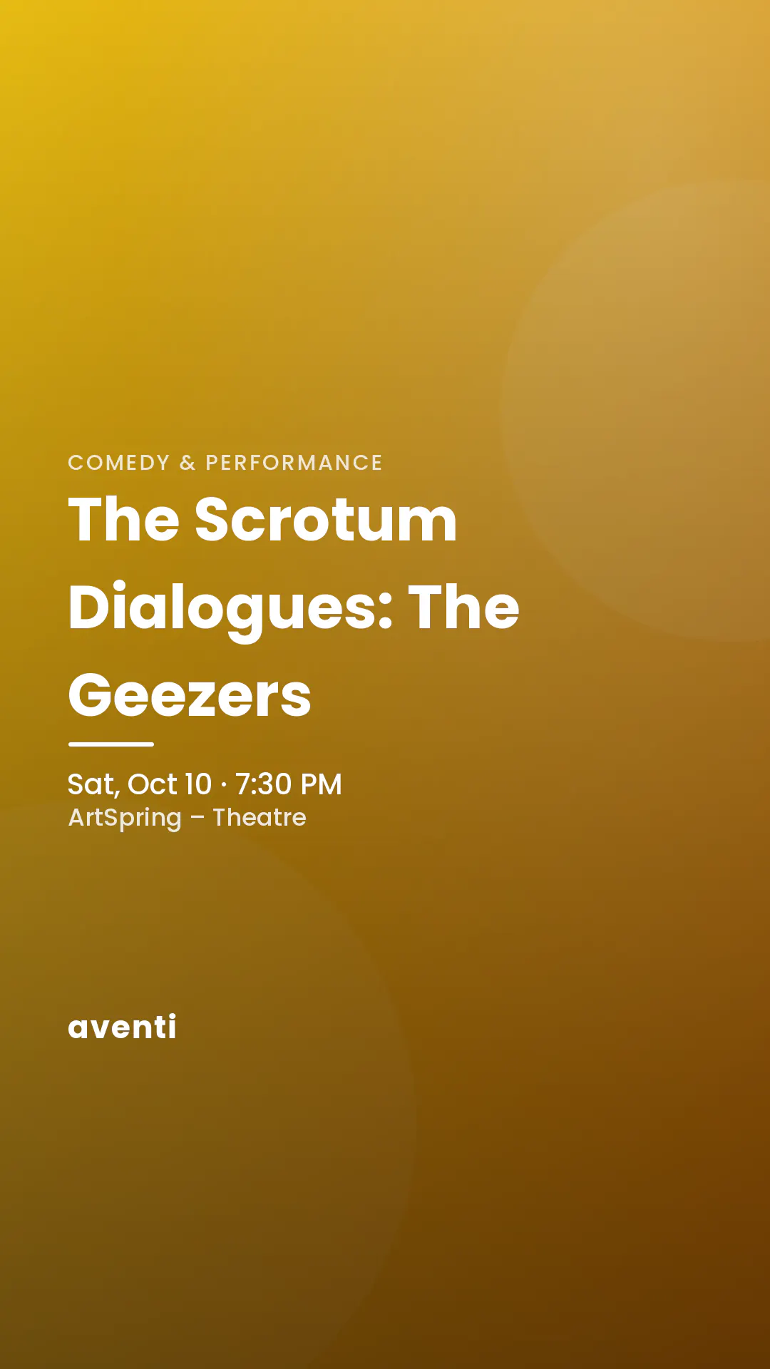The Scrotum Dialogues: The Geezers