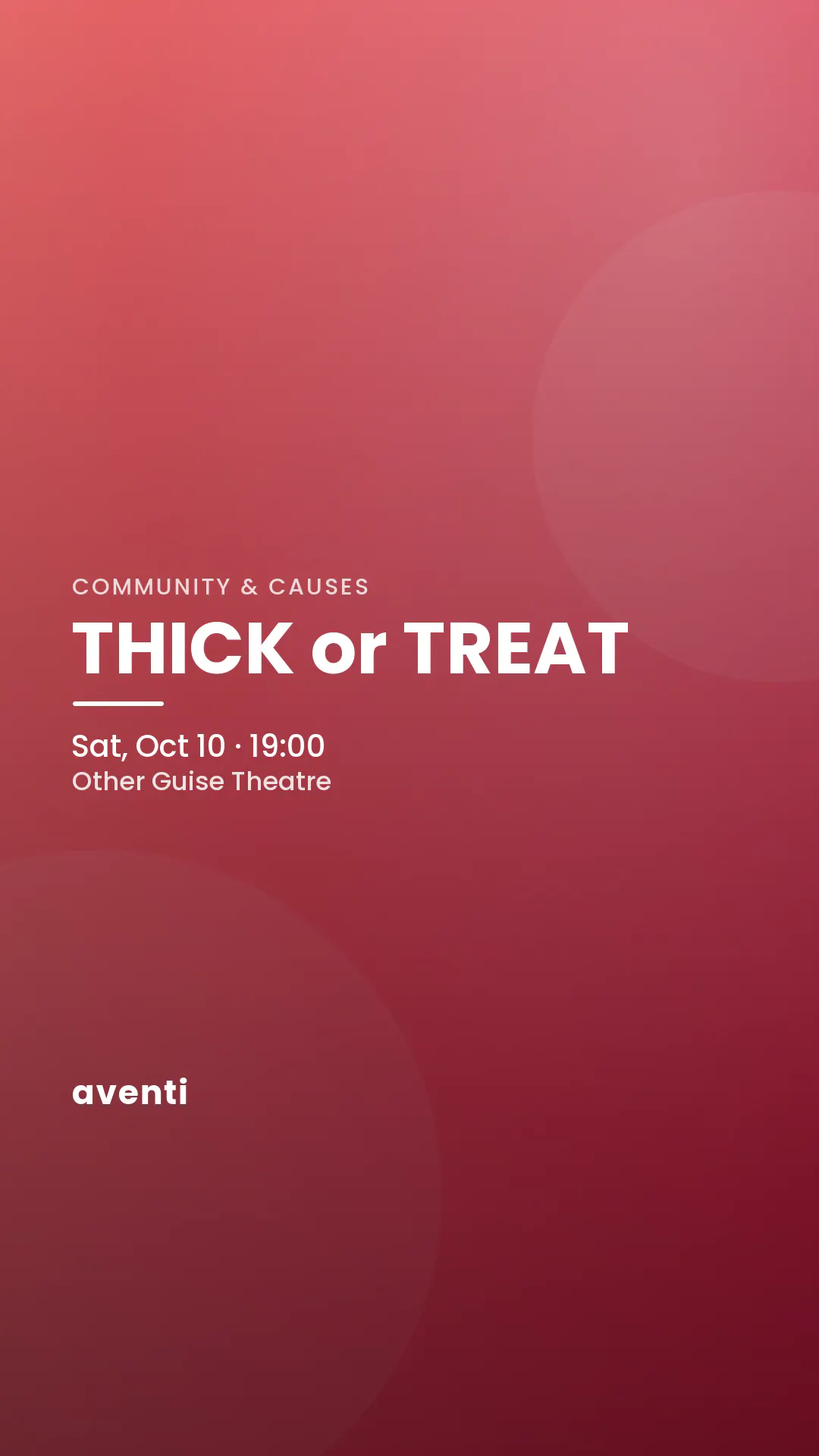THICK or TREAT