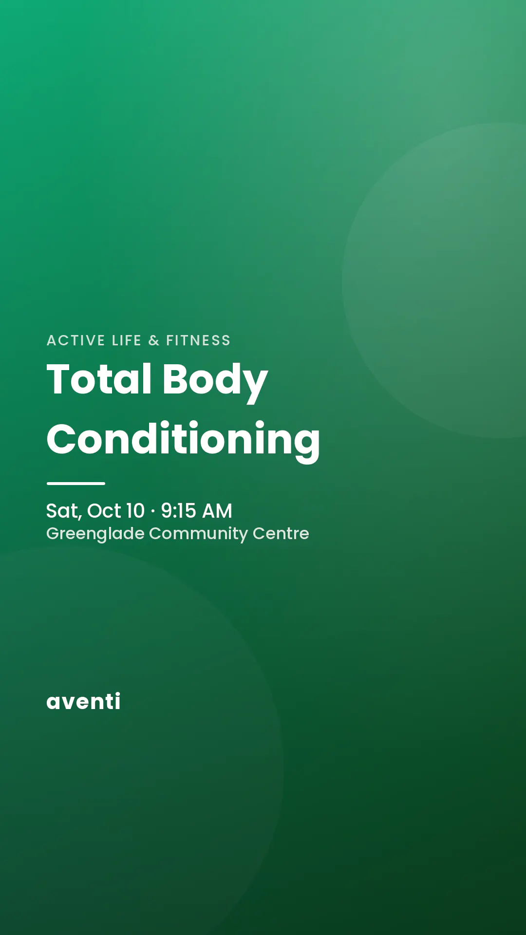 Total Body Conditioning