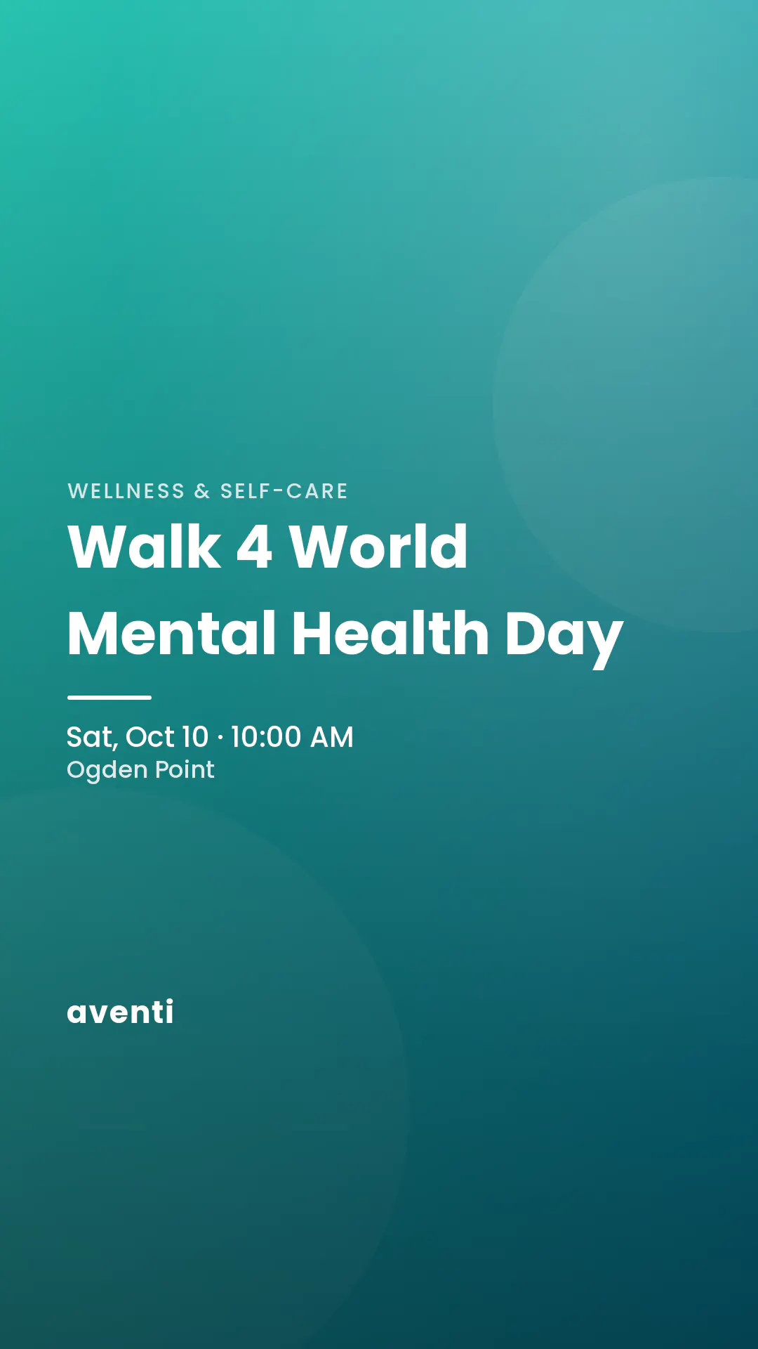 Walk 4 World Mental Health Day