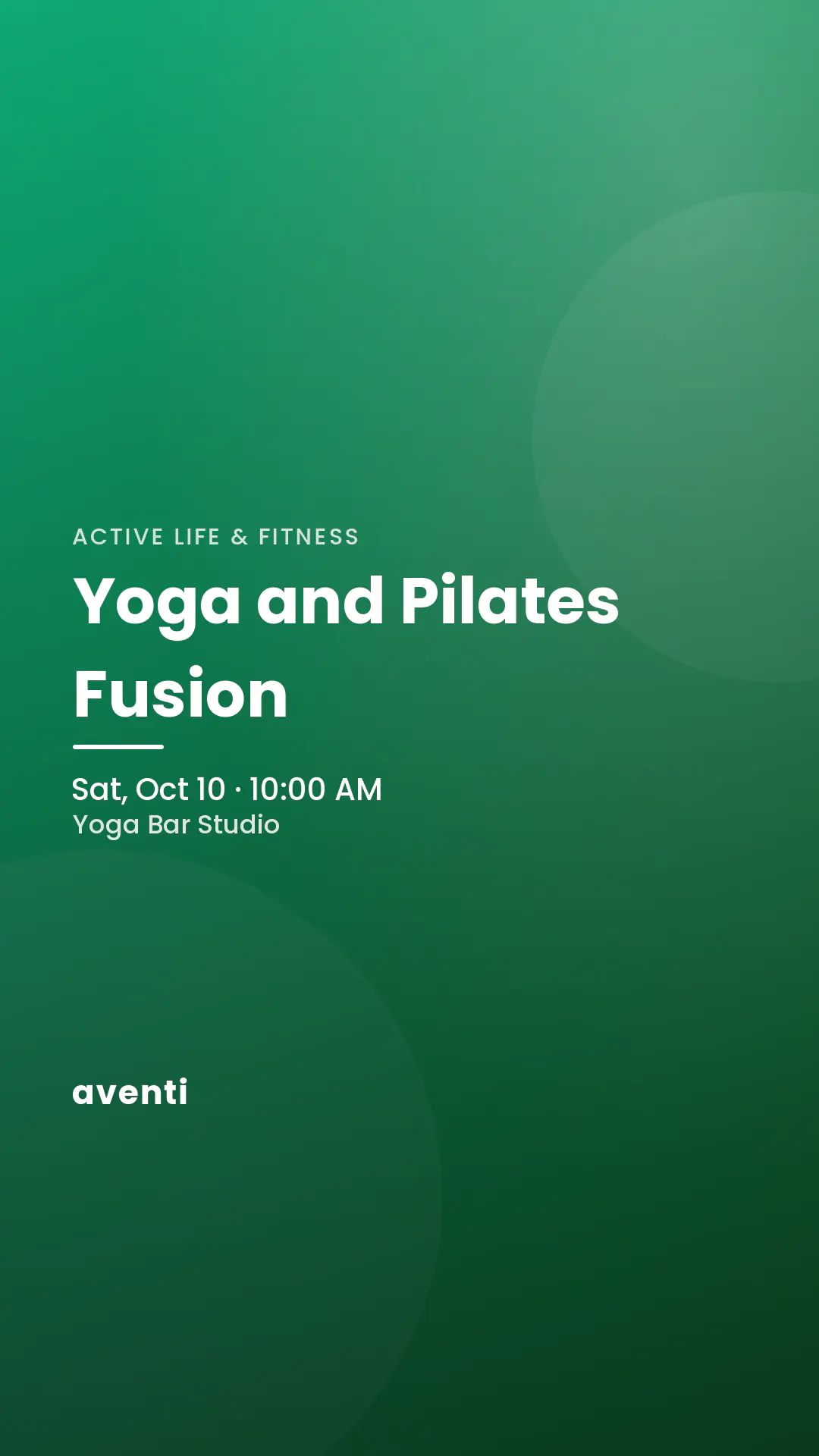 Yoga and Pilates Fusion