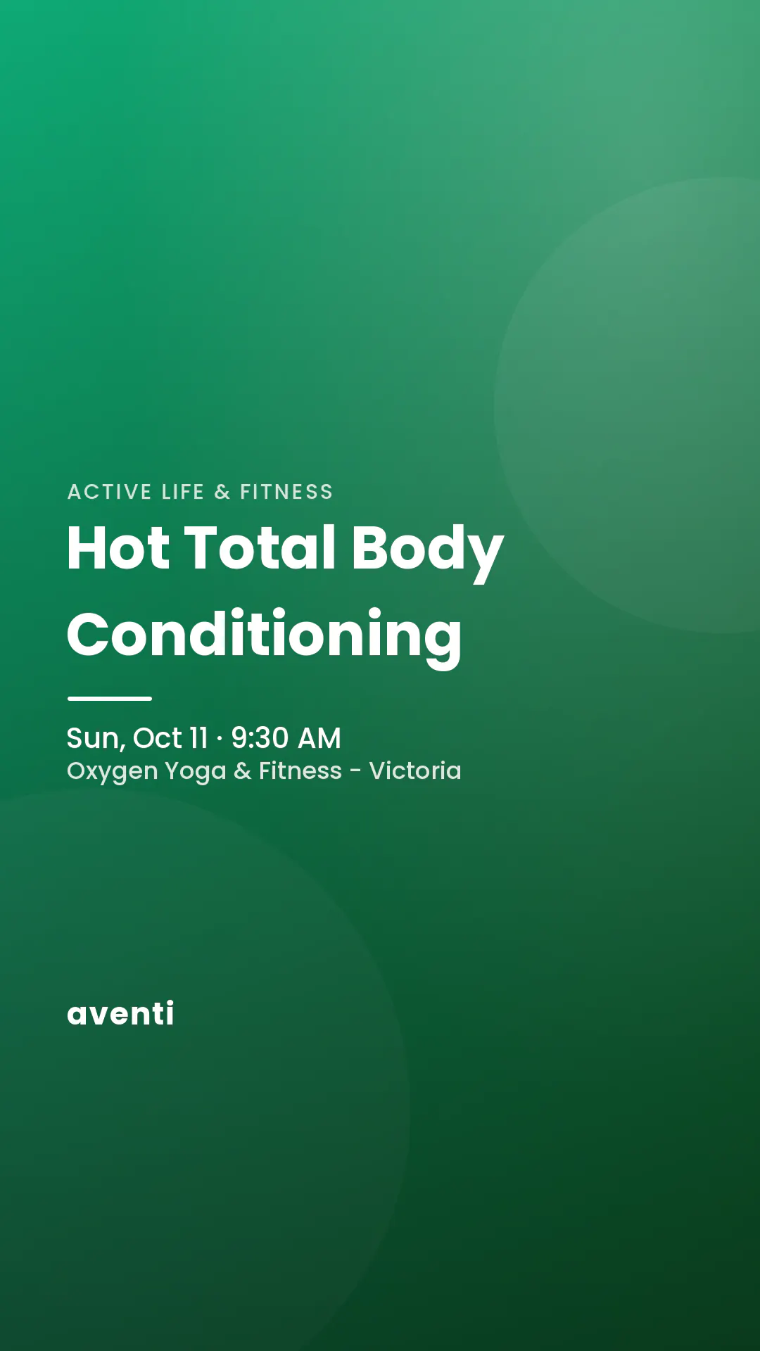 Hot Total Body Conditioning
