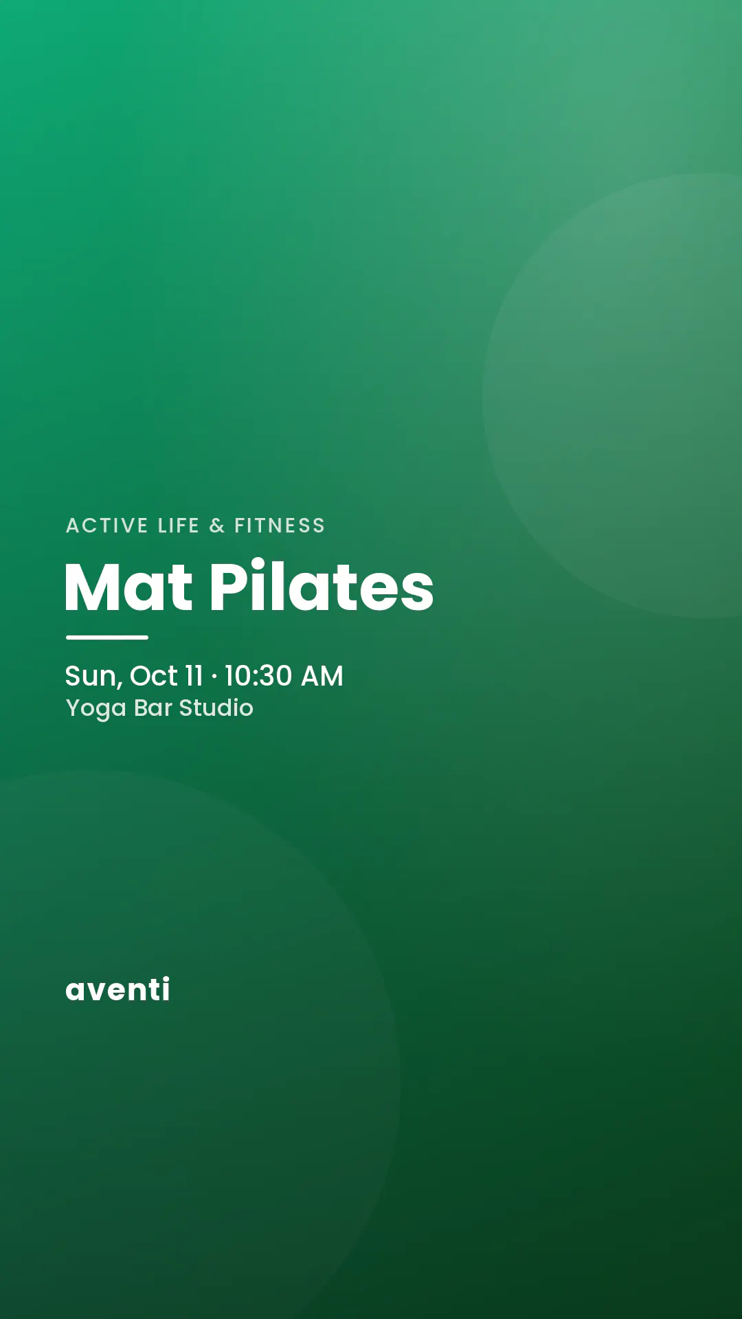 Mat Pilates