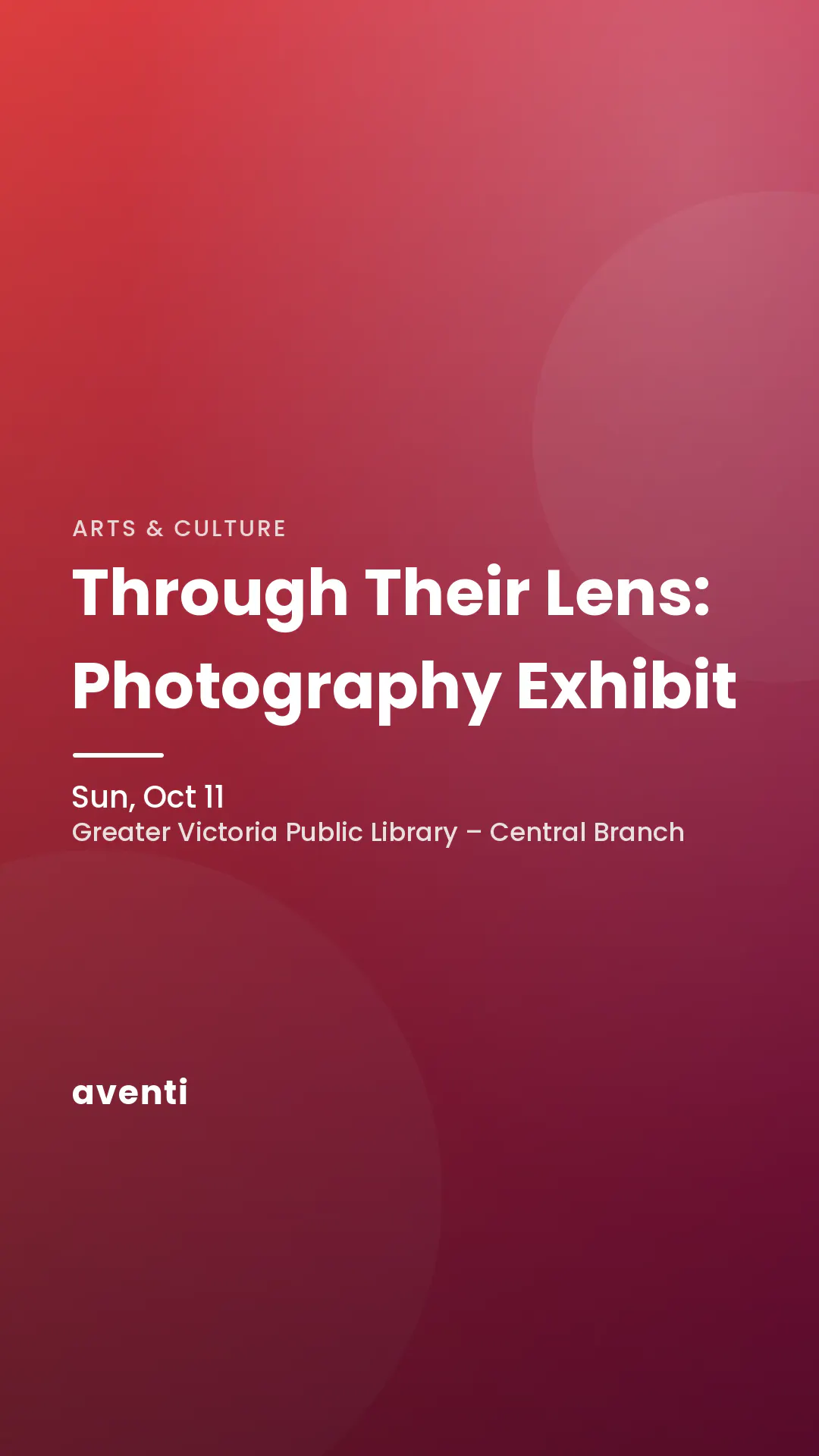Through Their Lens: Photography Exhibit