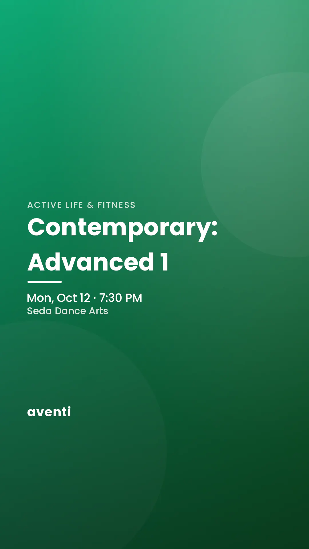 Contemporary: Advanced 1