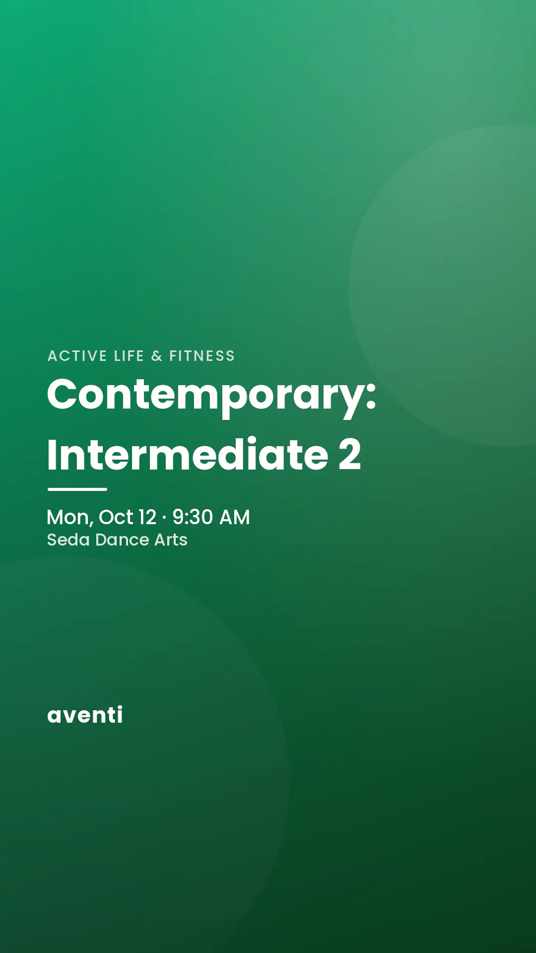 Contemporary: Intermediate 2