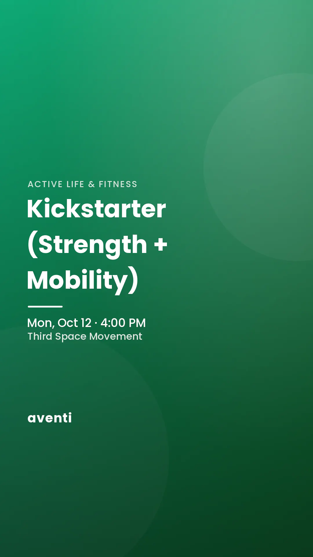Kickstarter (Strength + Mobility)