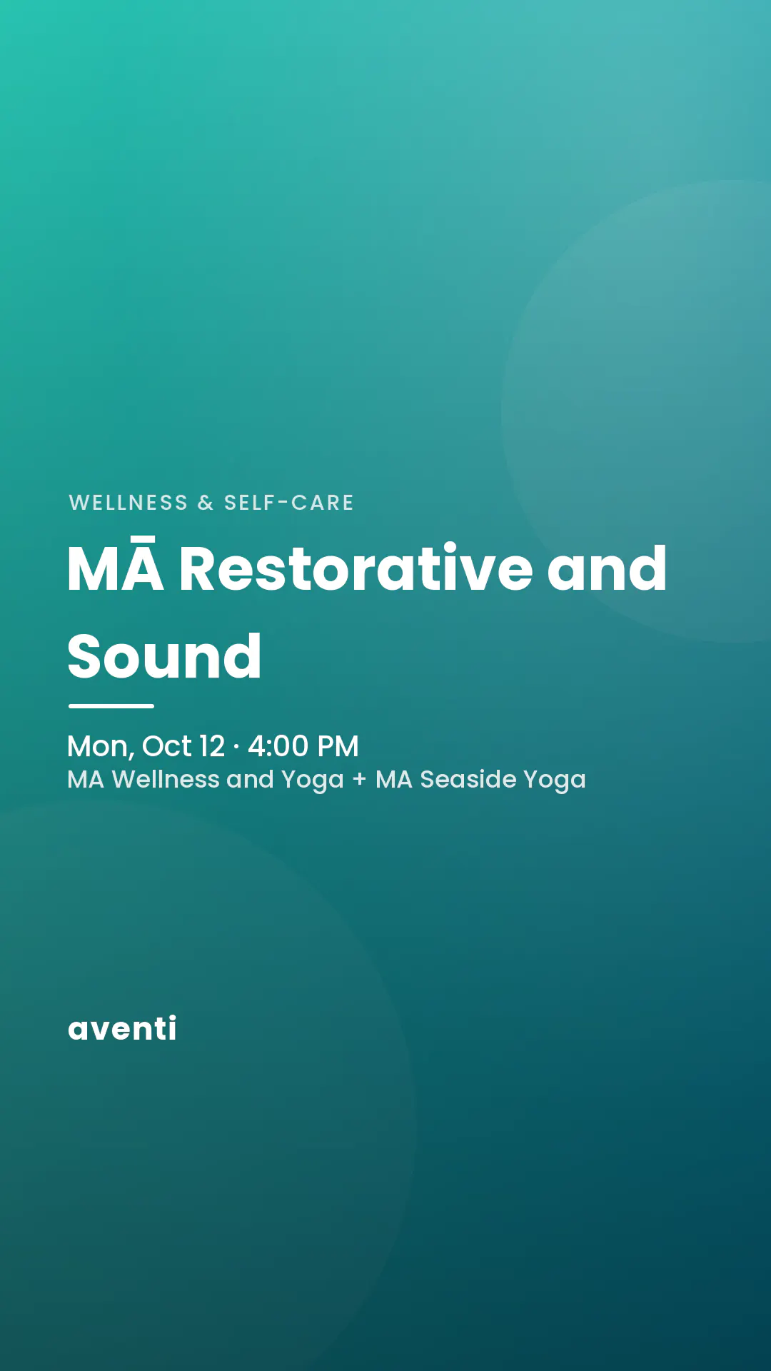 MĀ Restorative and Sound