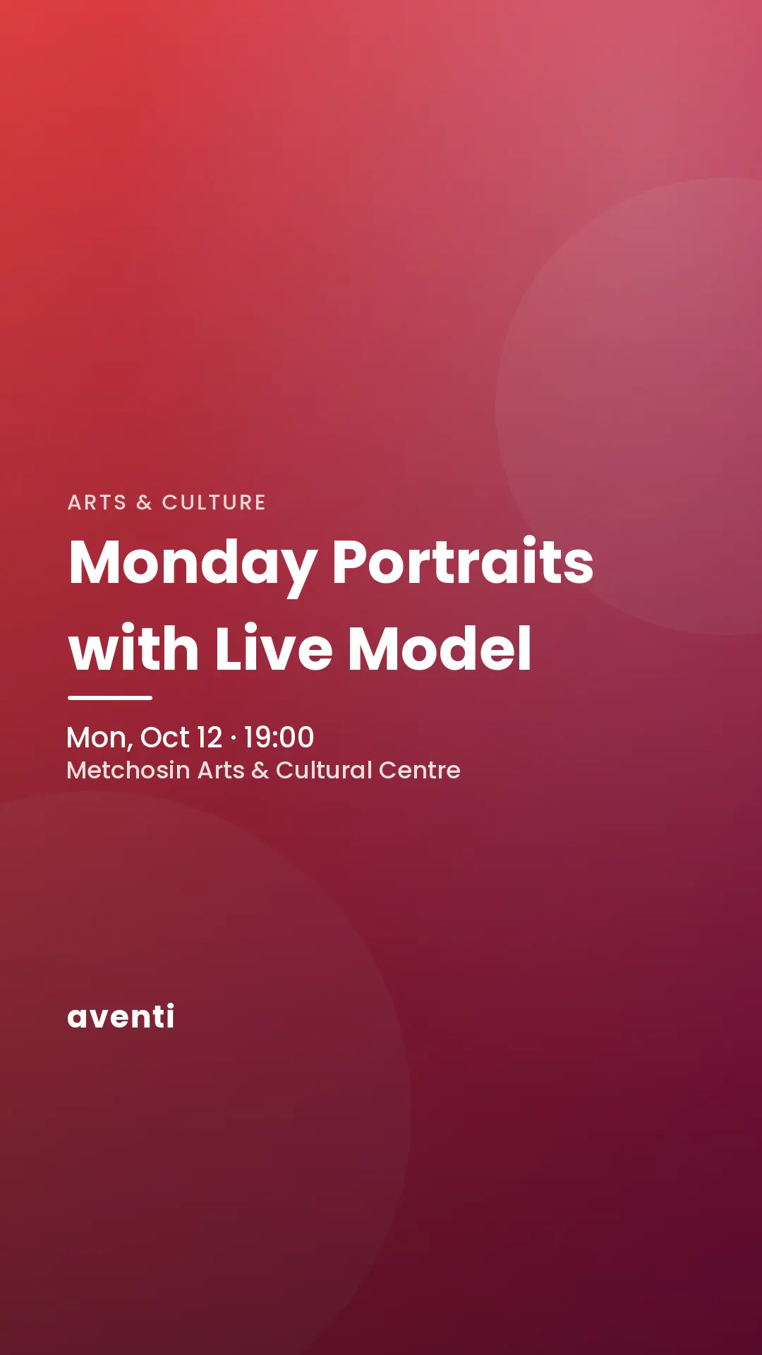 Monday Portraits with Live Model