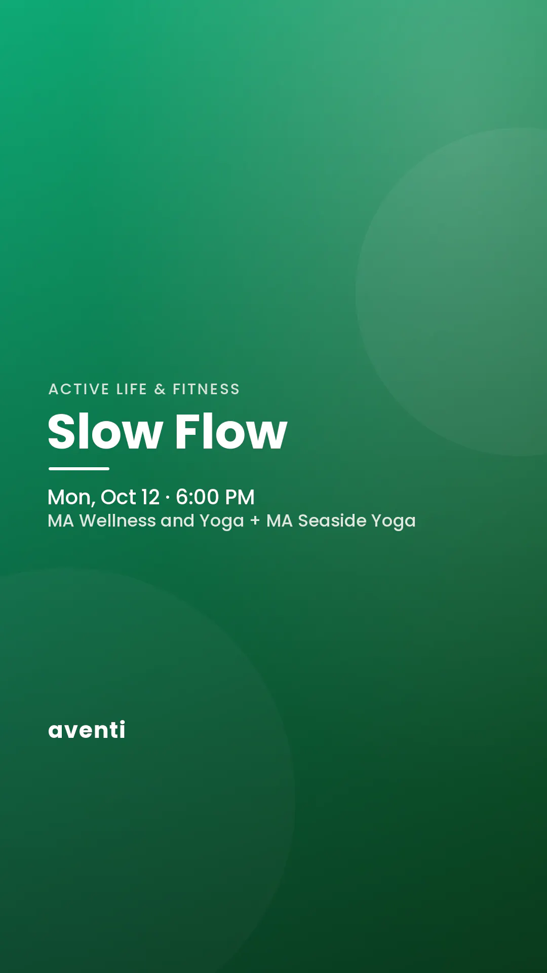 Slow Flow