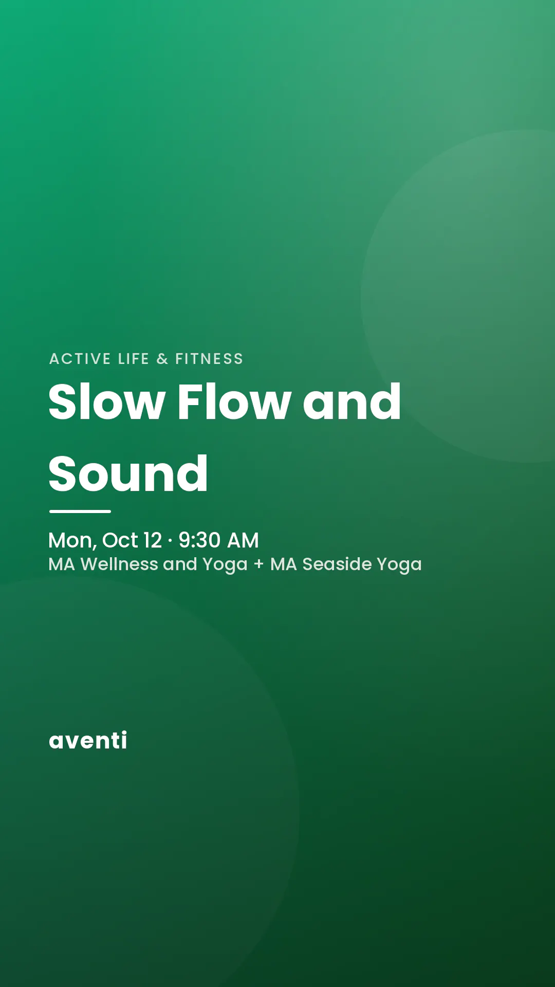 Slow Flow and Sound