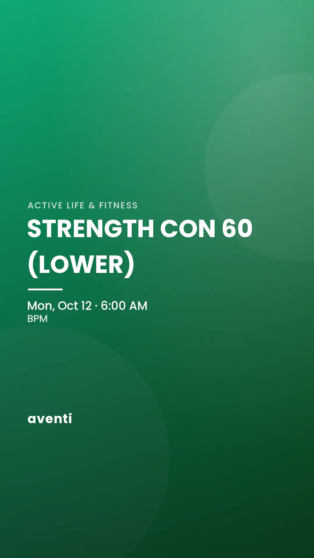STRENGTH CON 60 (LOWER)
