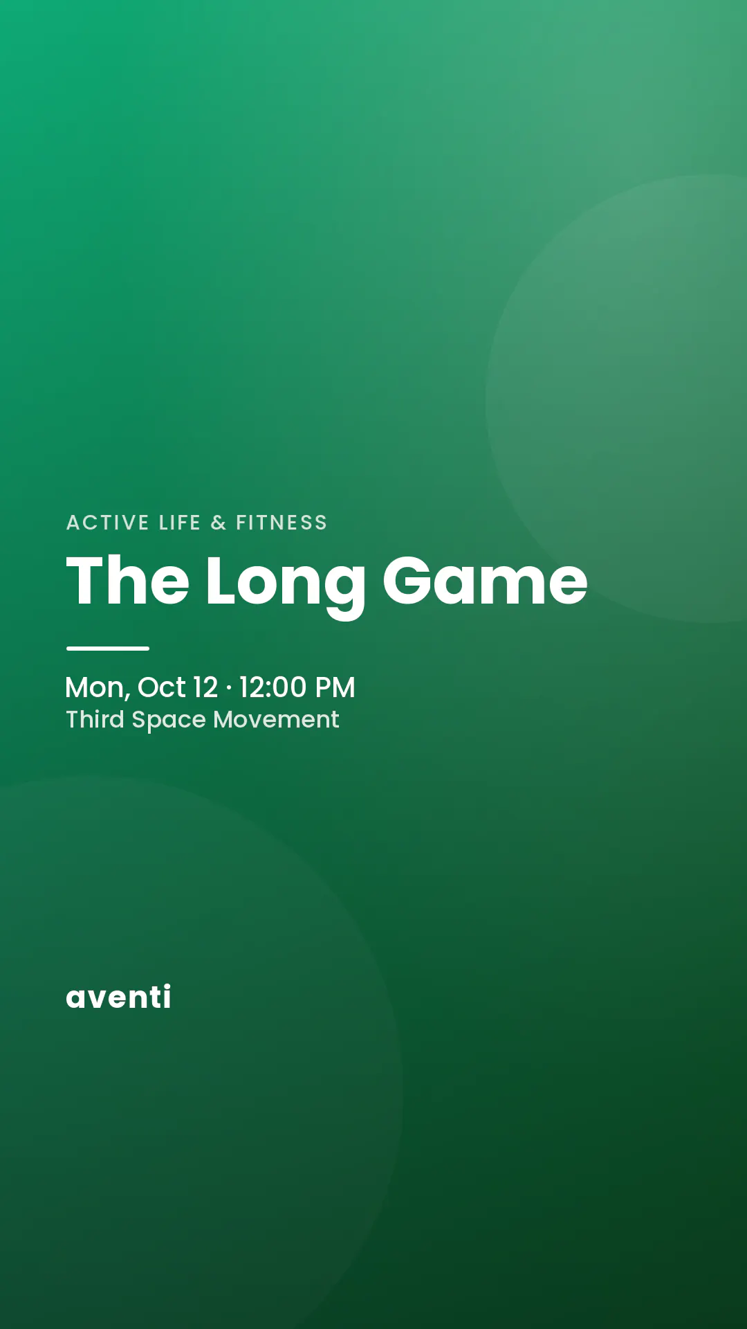 The Long Game