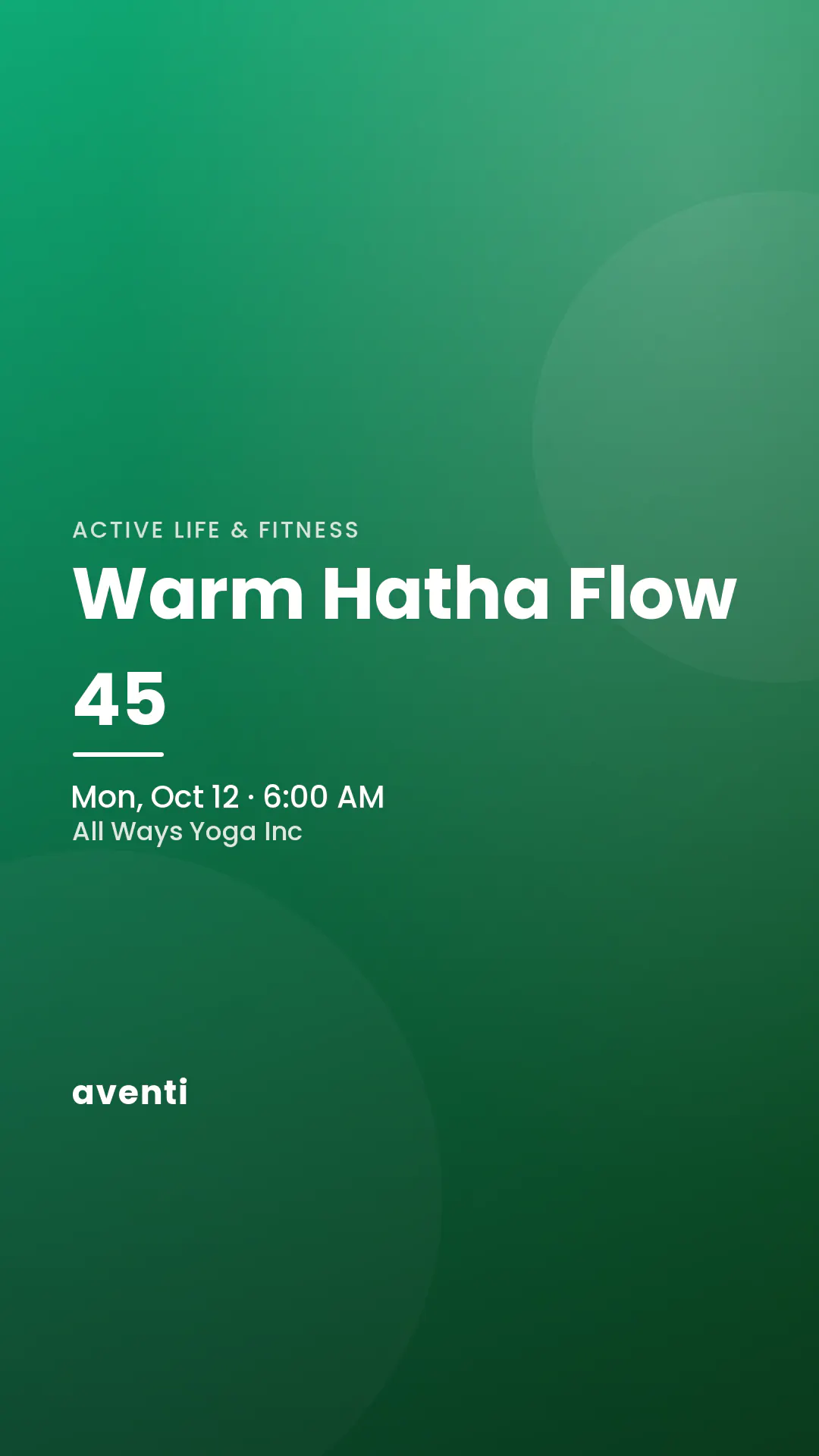 Warm Hatha Flow 45