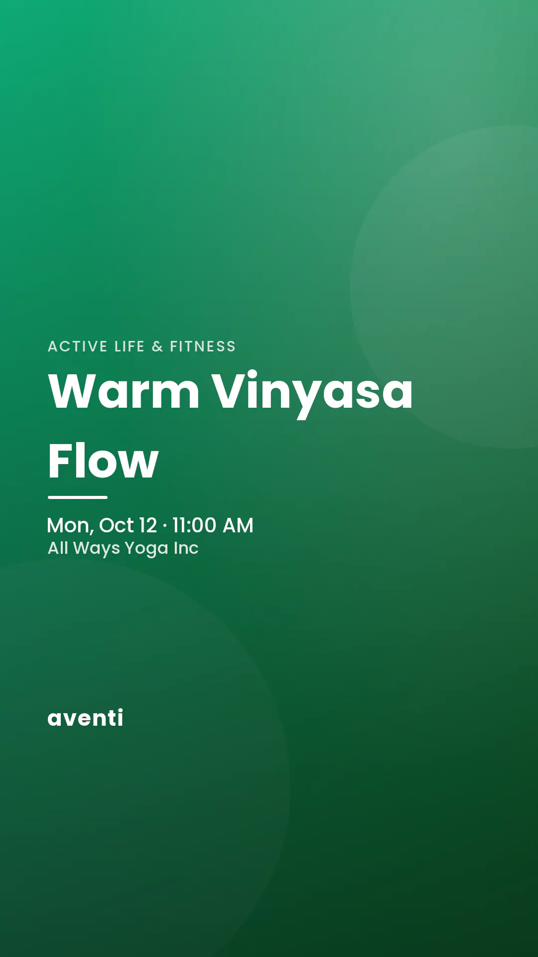 Warm Vinyasa Flow