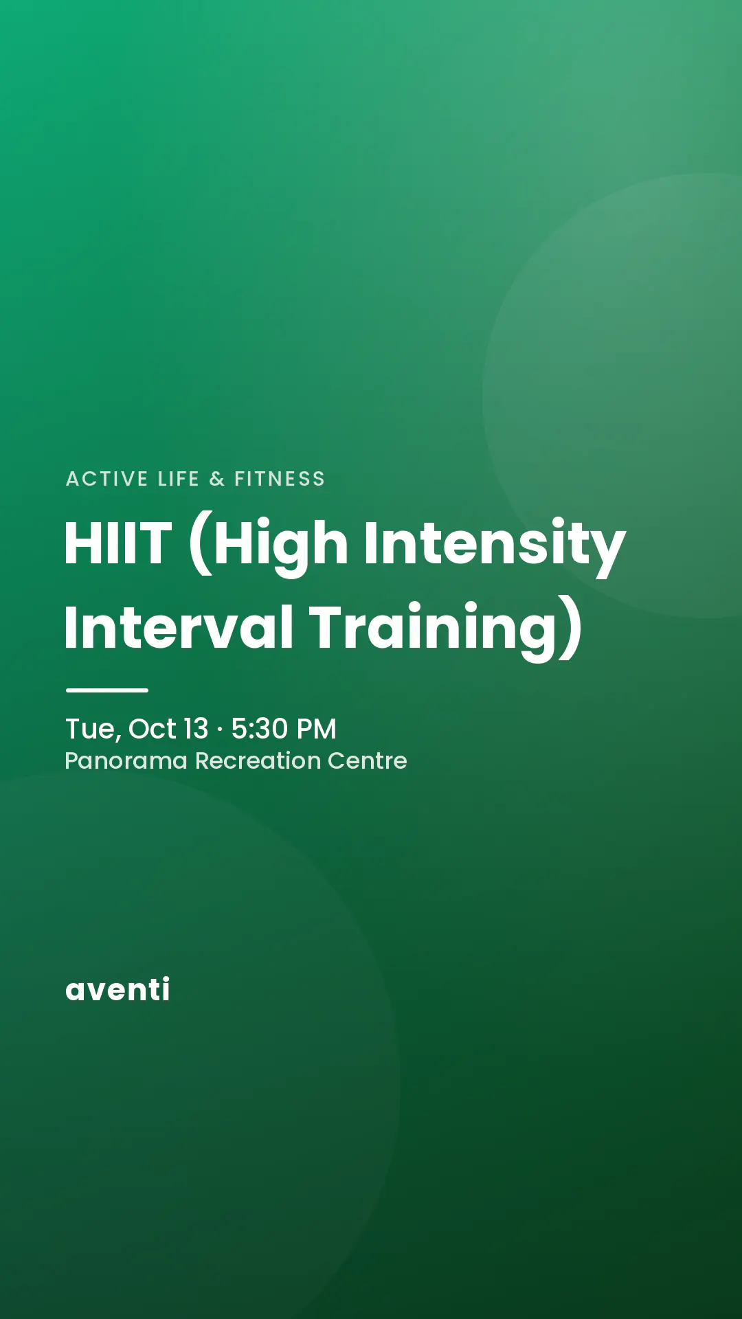 HIIT (High Intensity Interval Training)