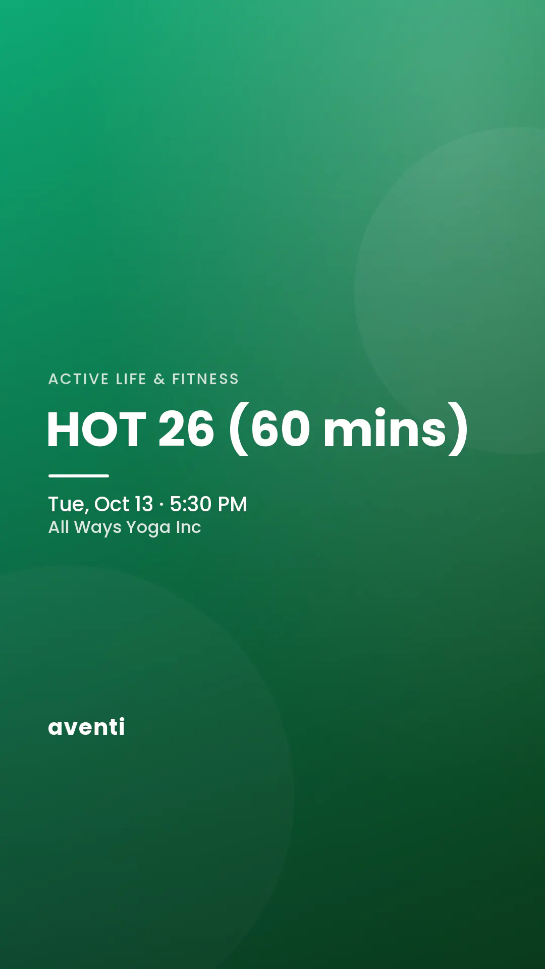HOT 26 (60 mins)