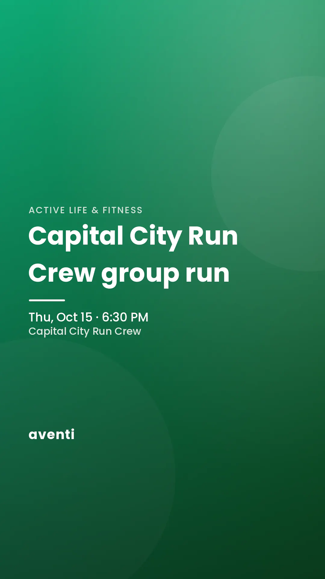 Capital City Run Crew group run