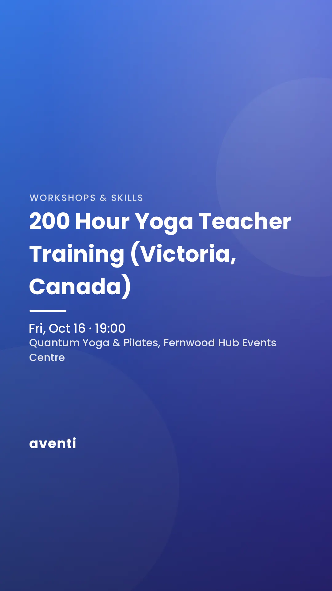 200 Hour Yoga Teacher Training (Victoria, Canada)