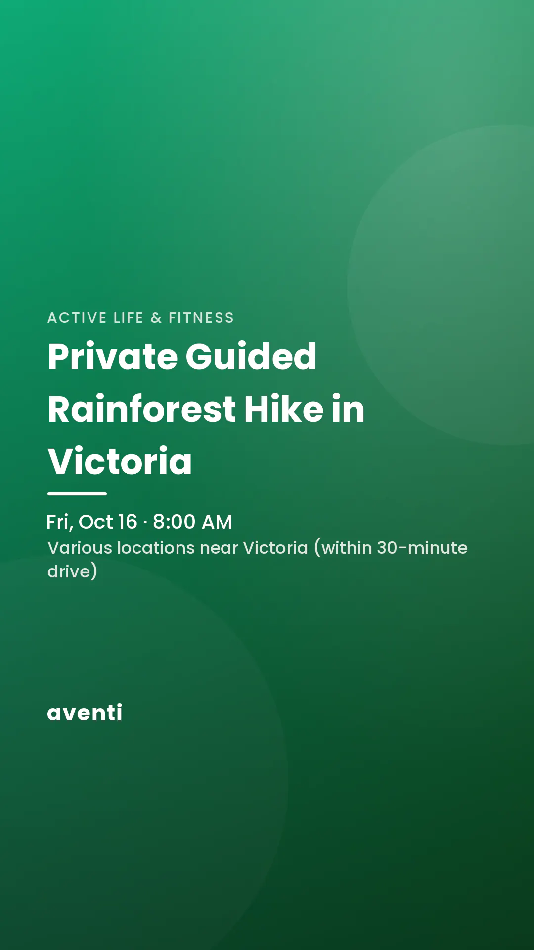 Private Guided Rainforest Hike in Victoria