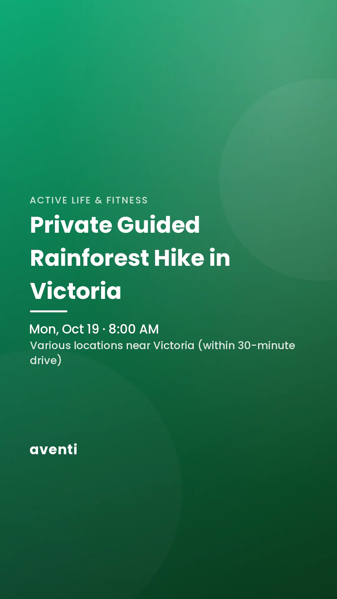 Private Guided Rainforest Hike in Victoria
