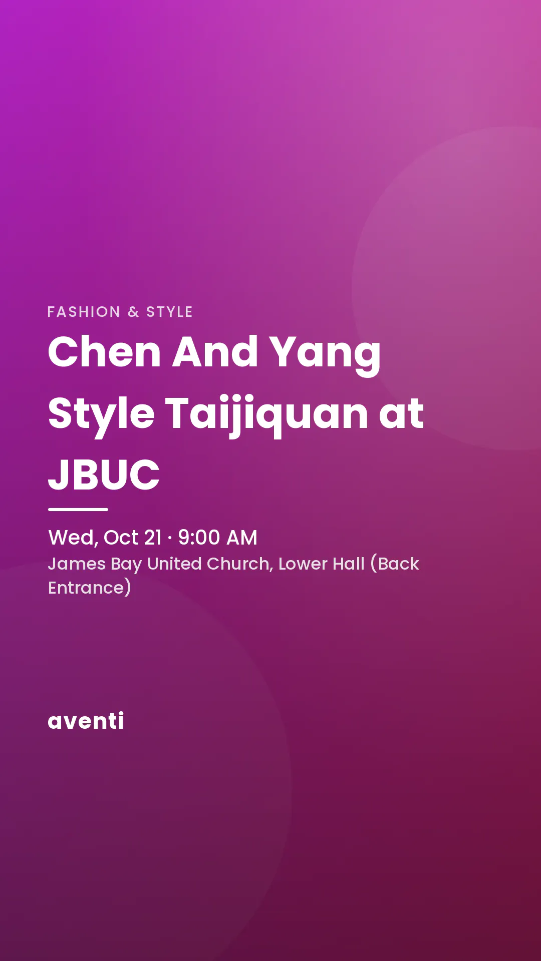 Chen And Yang Style Taijiquan at JBUC