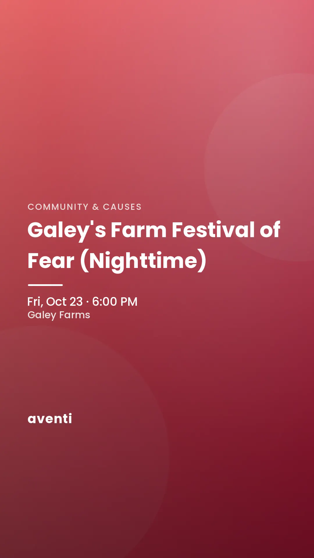 Galey's Farm Festival of Fear (Nighttime)