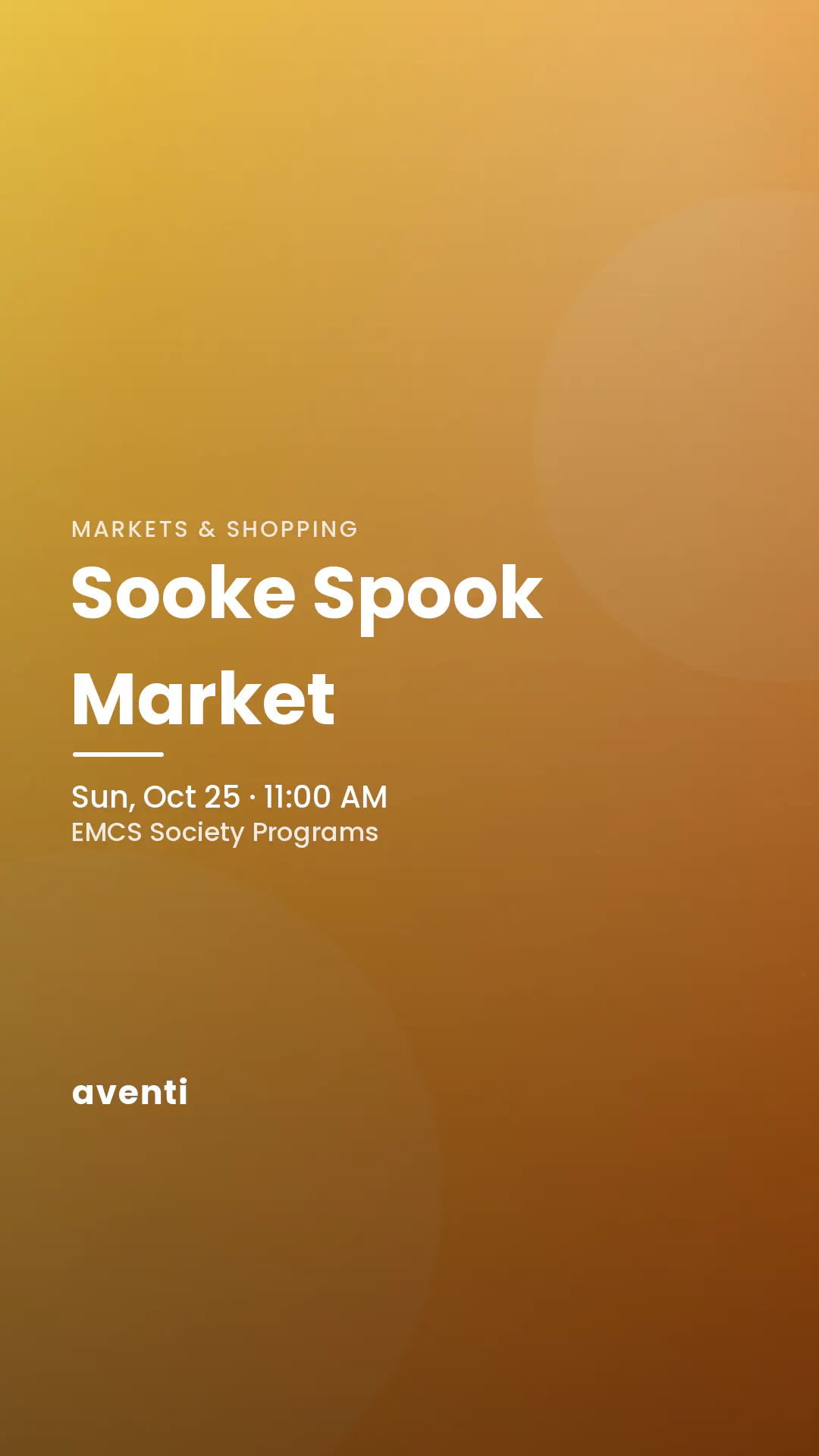 Sooke Spook Market