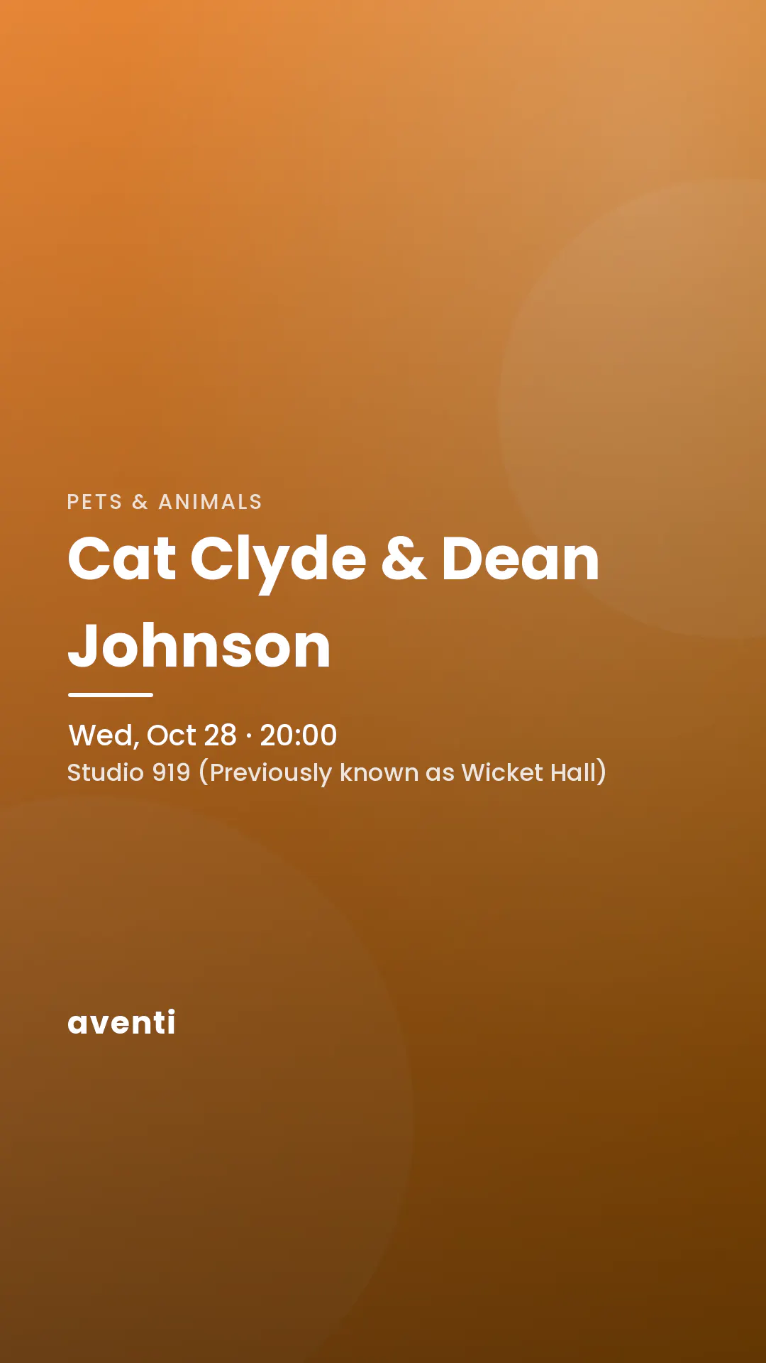 Cat Clyde & Dean Johnson