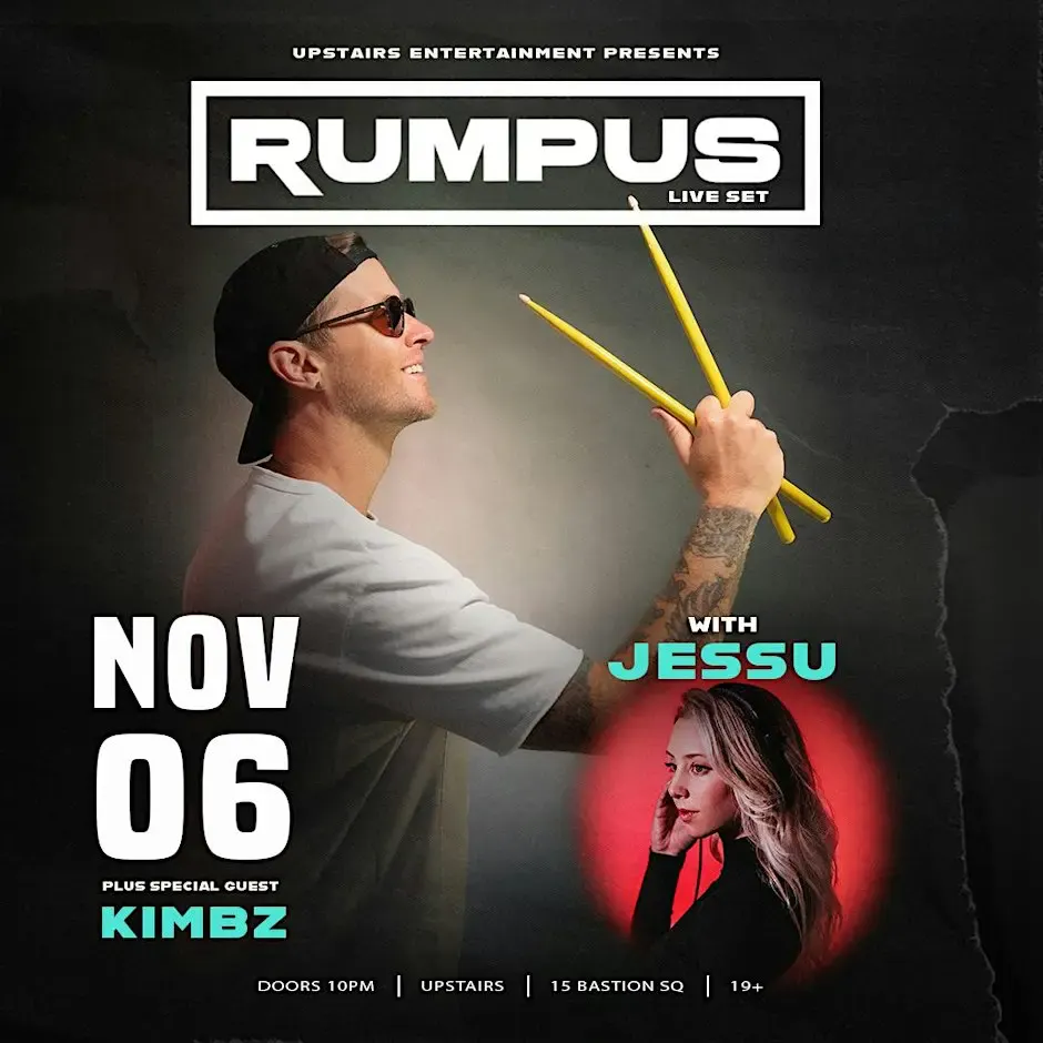 UPSTAIRS ENTERTAINMENT PRESENT: RUMPUS WITH JESSU + KIMBZ