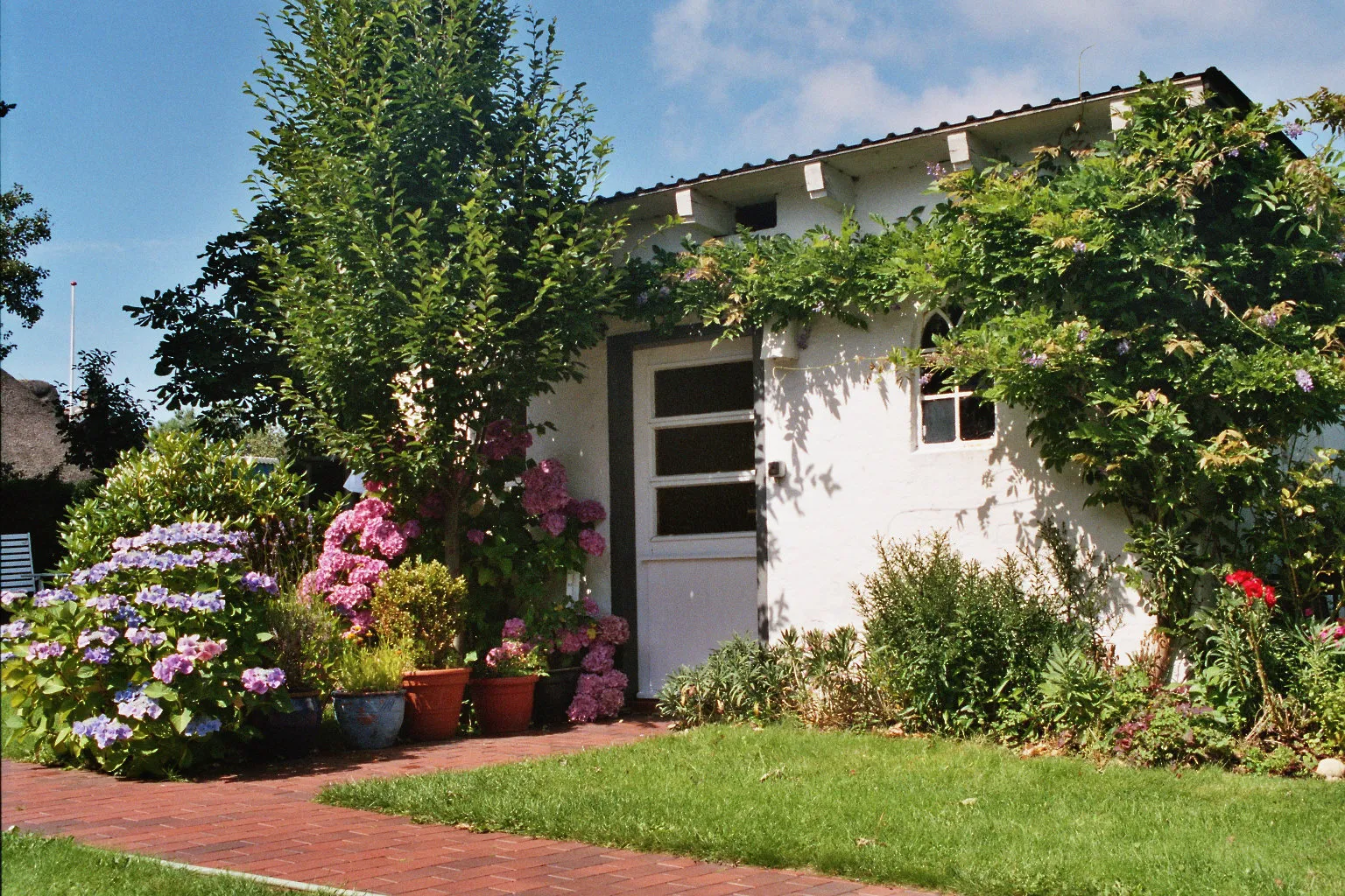 Historisches Wäschehaus im Garten