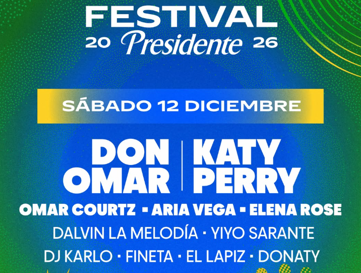 Boletas para Festival Presidente 2026 en Estadio Olimpico, Santo Domingo